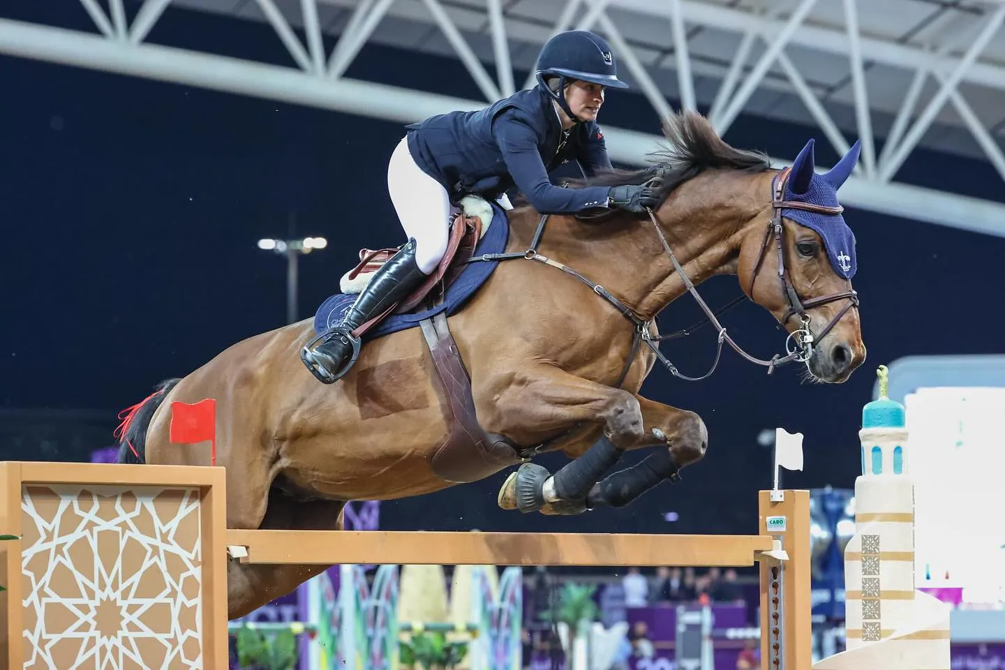 Jeanne Sadran a réalisé une nouvelle belle performance en terminant deuxième sur 1,55m ce soir.