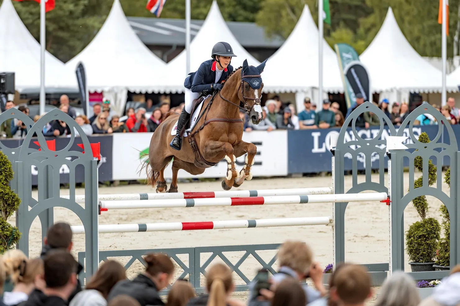 Les champions du monde en titre, Yasmin Ingham et Banzaï du Loir, ont remporté le CCI 4*-S