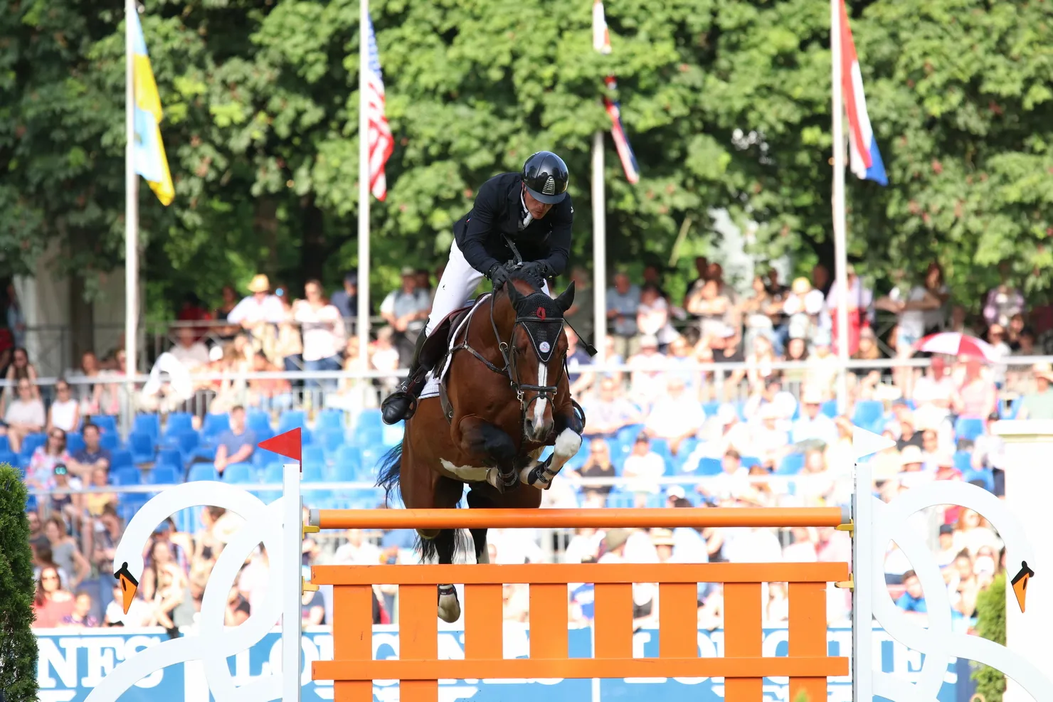 Emeric George et Diesel GP du Bois Madame ont commis une faute au barrage pour terminer dixièmes.