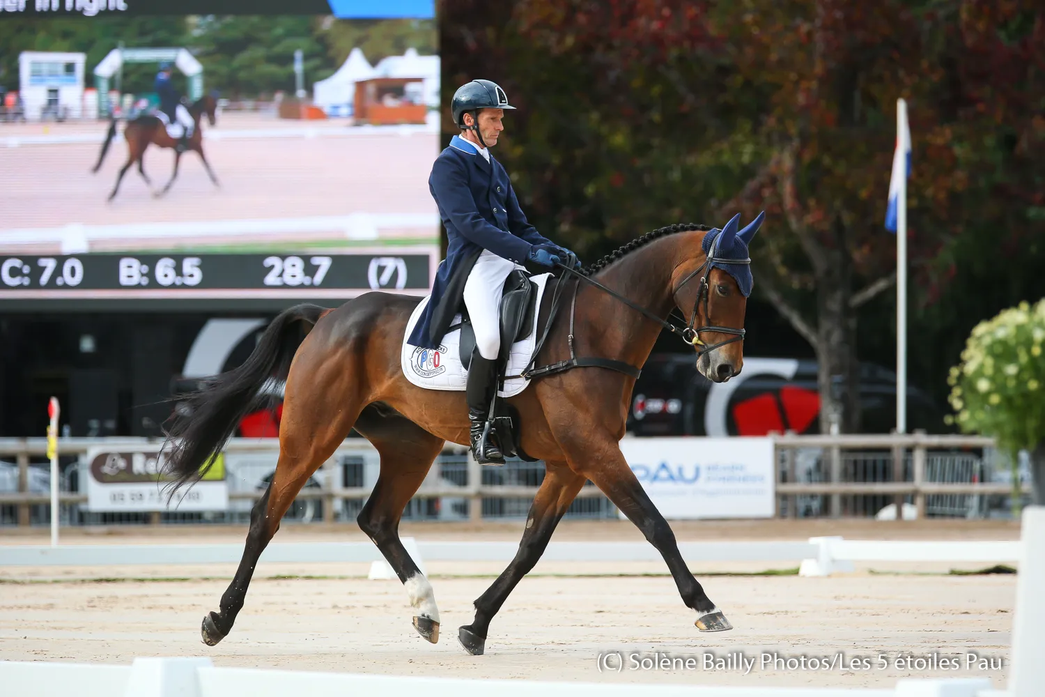 Douzième au classement provisoire, Jean-Lou Bigot est pour l'instant le meilleur Français avec Utrillo de Halage.