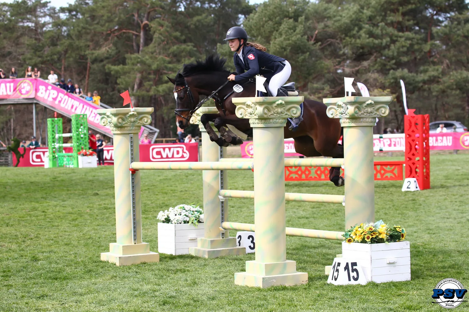 L'Allemande Bo Chiara Groning a été la meilleure aujourd'hui.