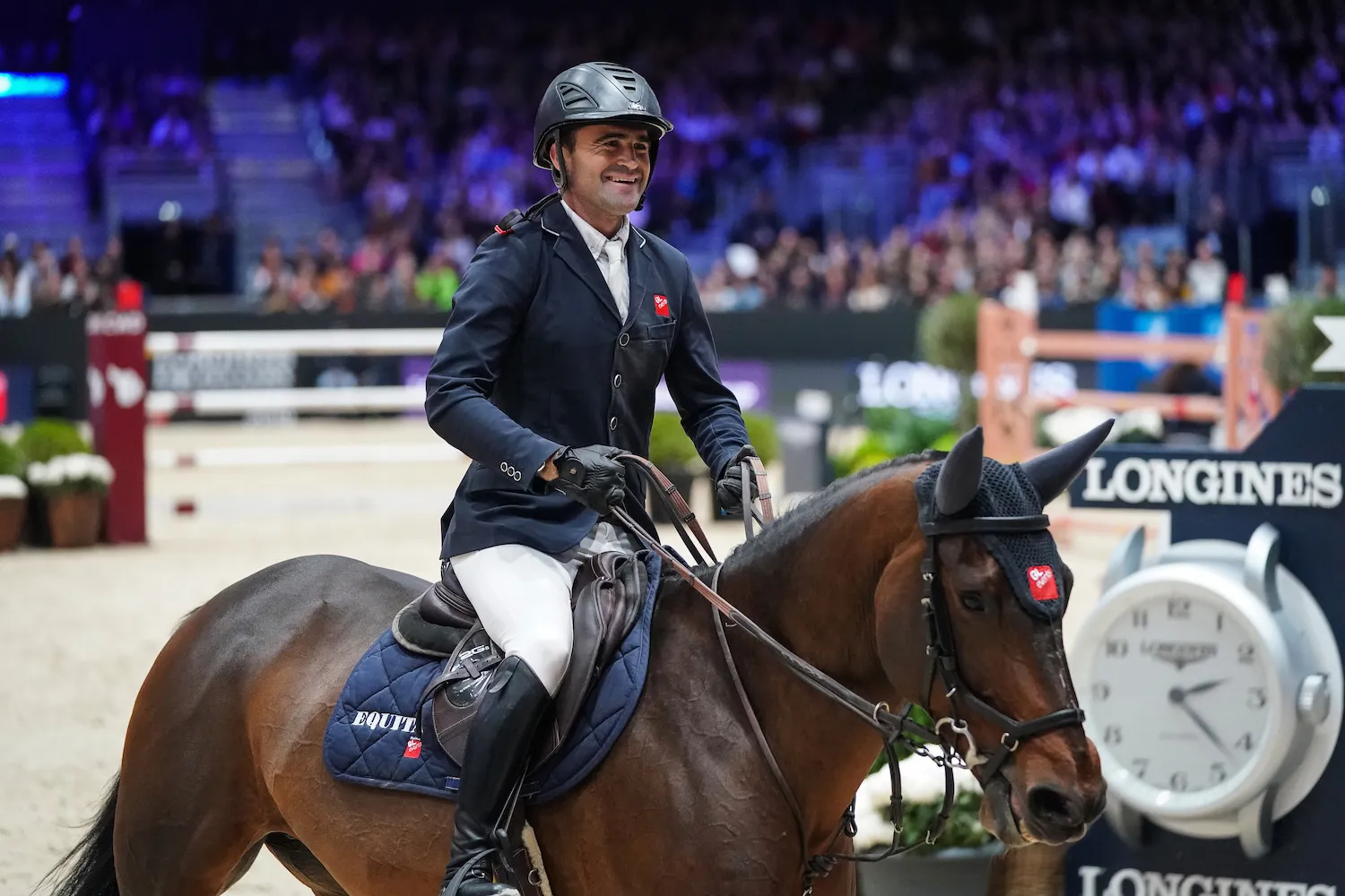 Olivier Perreau arborait un large sourire à la sortie de son tour initial!