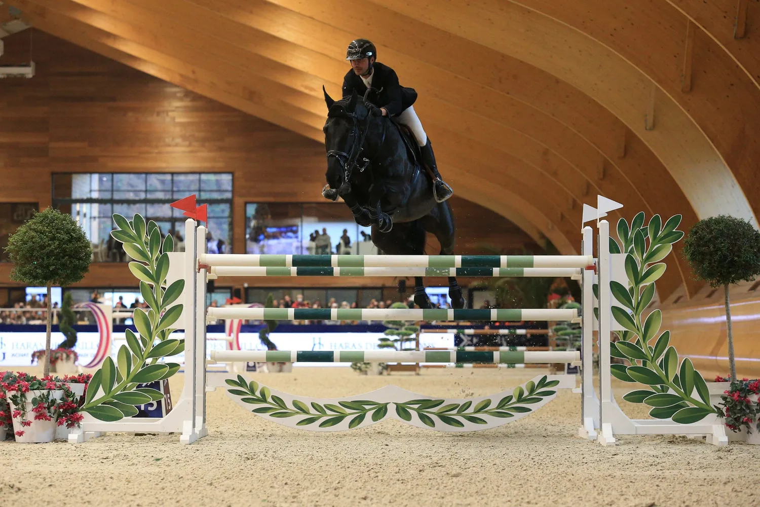 Nicolas Delmotte n'est pas parvenu à devancer Koen Vereecke au barrage avec son Ilex VP.