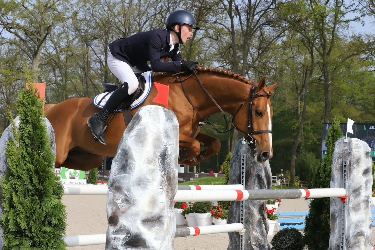 Encore un double sans-faute, et encore une excellente performance pour les doubles champions d'Europe!