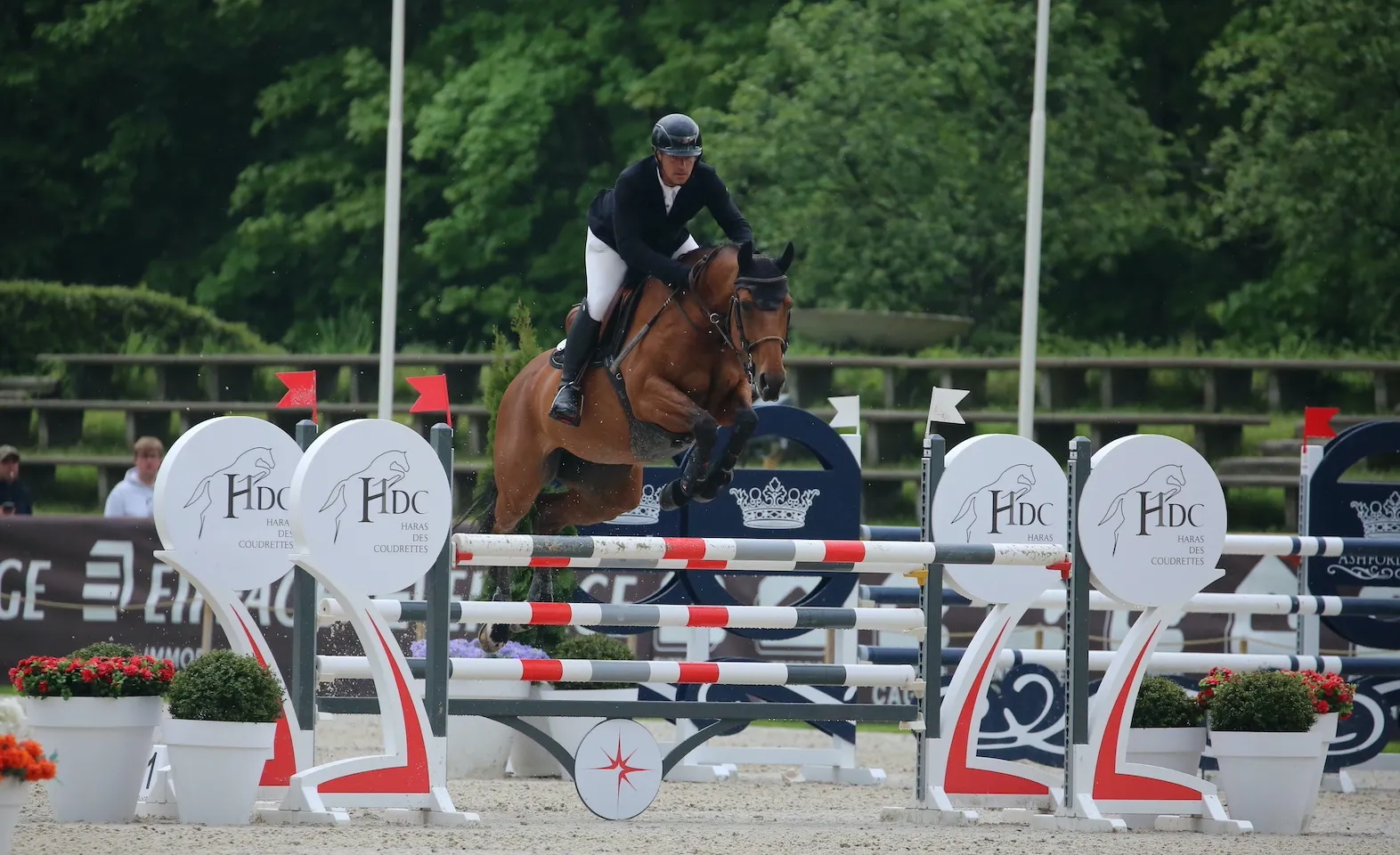 Olivier Gauzignac, ici en selle sur Tamara du Bourg dans le CSI 1* de Compiègne Classic