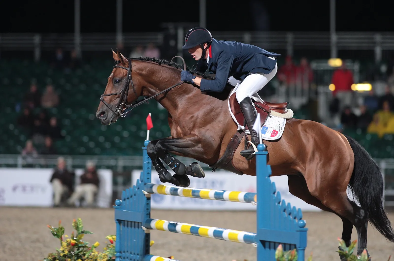 Kraque Boom et Kevin Staut aux championnats d’Europe de Windsor.