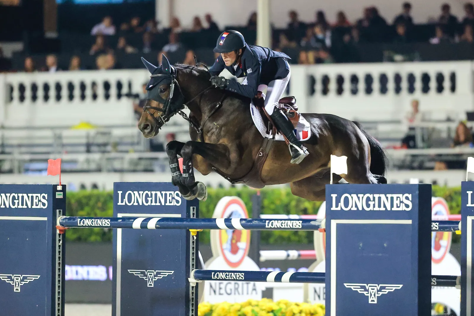 Marc Dilasser et Arioto du Gèvres, ici à Barcelone lors de la finale des Coupes des nations, ont déroulé une très belle partition!