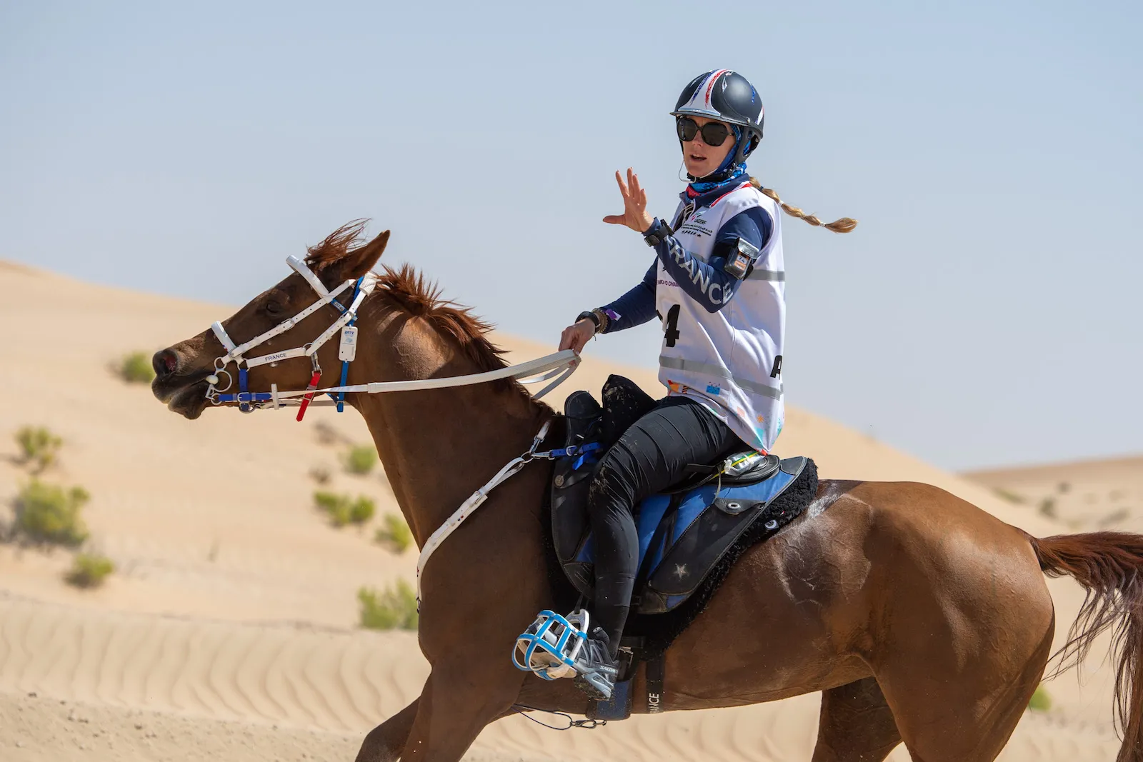 Virgine Atger et Raya de Jalima, douzièmes en individuel. 