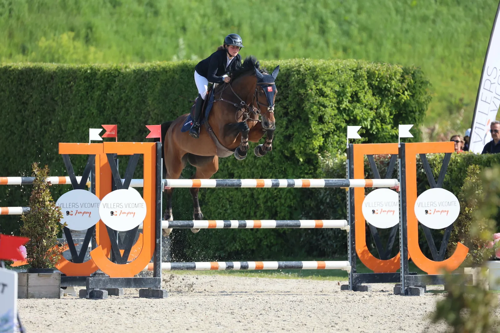Noémie et Ulloa du Trèfle ont réalisé trois parcours parfaits aux championnats de France de Villers-Vicomte 