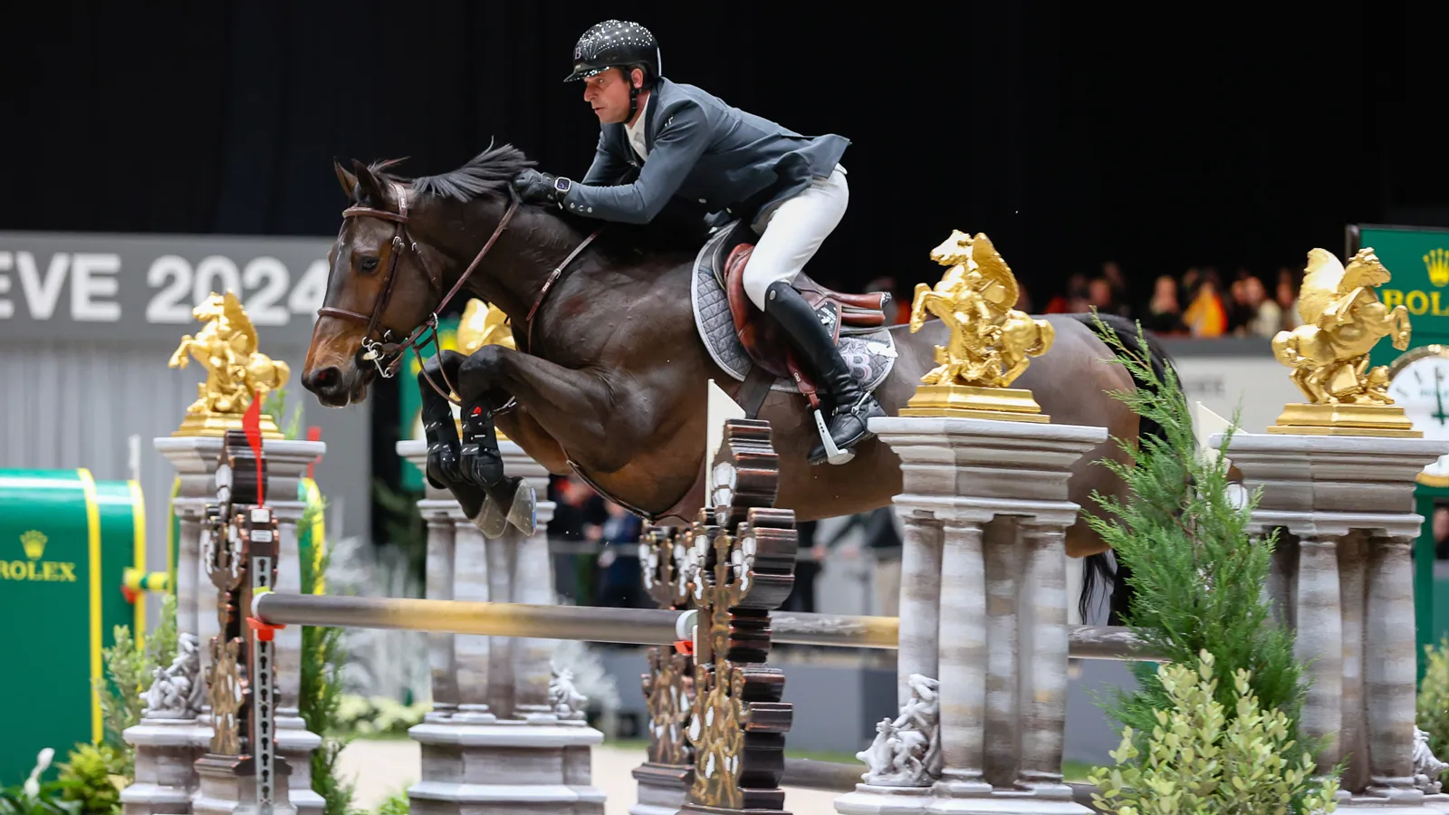 Il n’y a pas eu de sans-faute, mais une belle treizième place pour Julien Épaillard sur un Donatello d’Auge très bondissant.