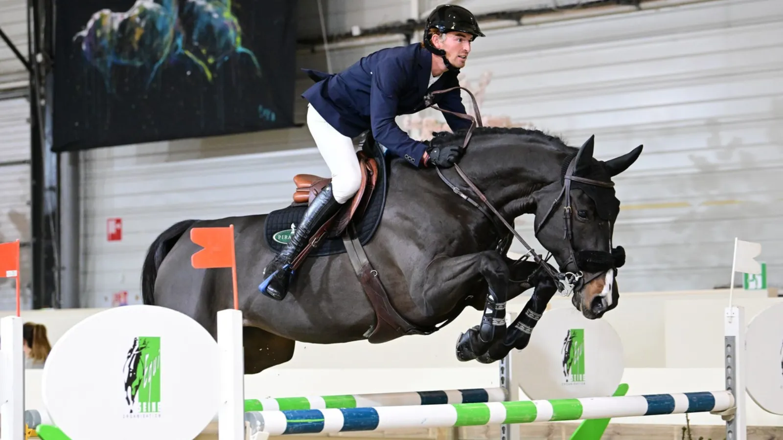 Valentin Besnard en selle sur Diamantina Beaufour, sœur et relève de Dynastie de Beaufour