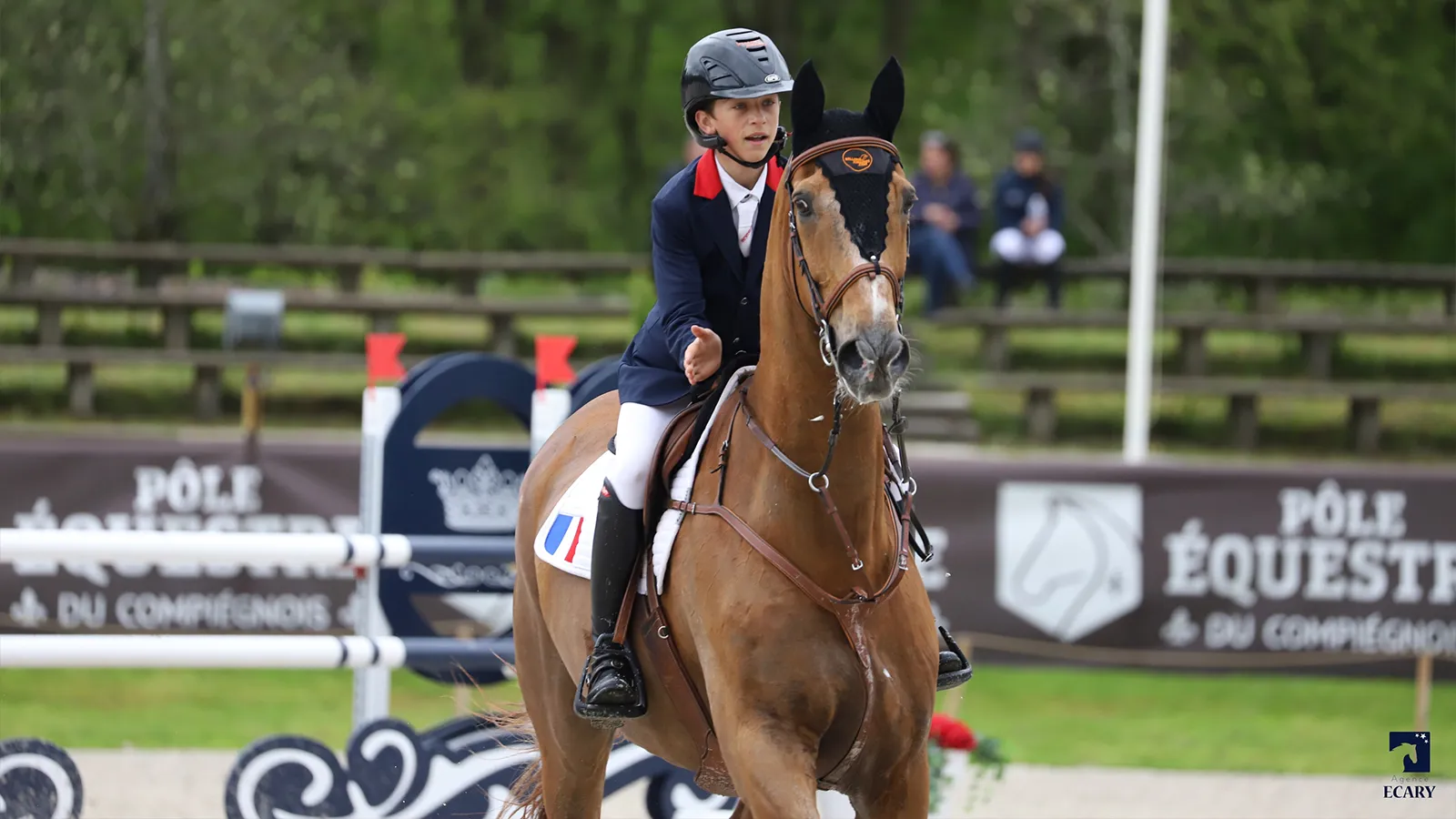 Louis Luan Jacques et Silver des Peux ont réalisé un sans-faute dans la seconde manche.