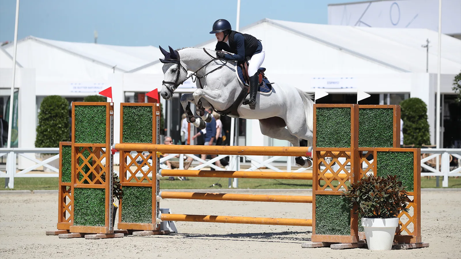 Avec sa jument Cornezina, la cavalière devrait débutait l'année prochaine les épreuves juniors à cheval. 