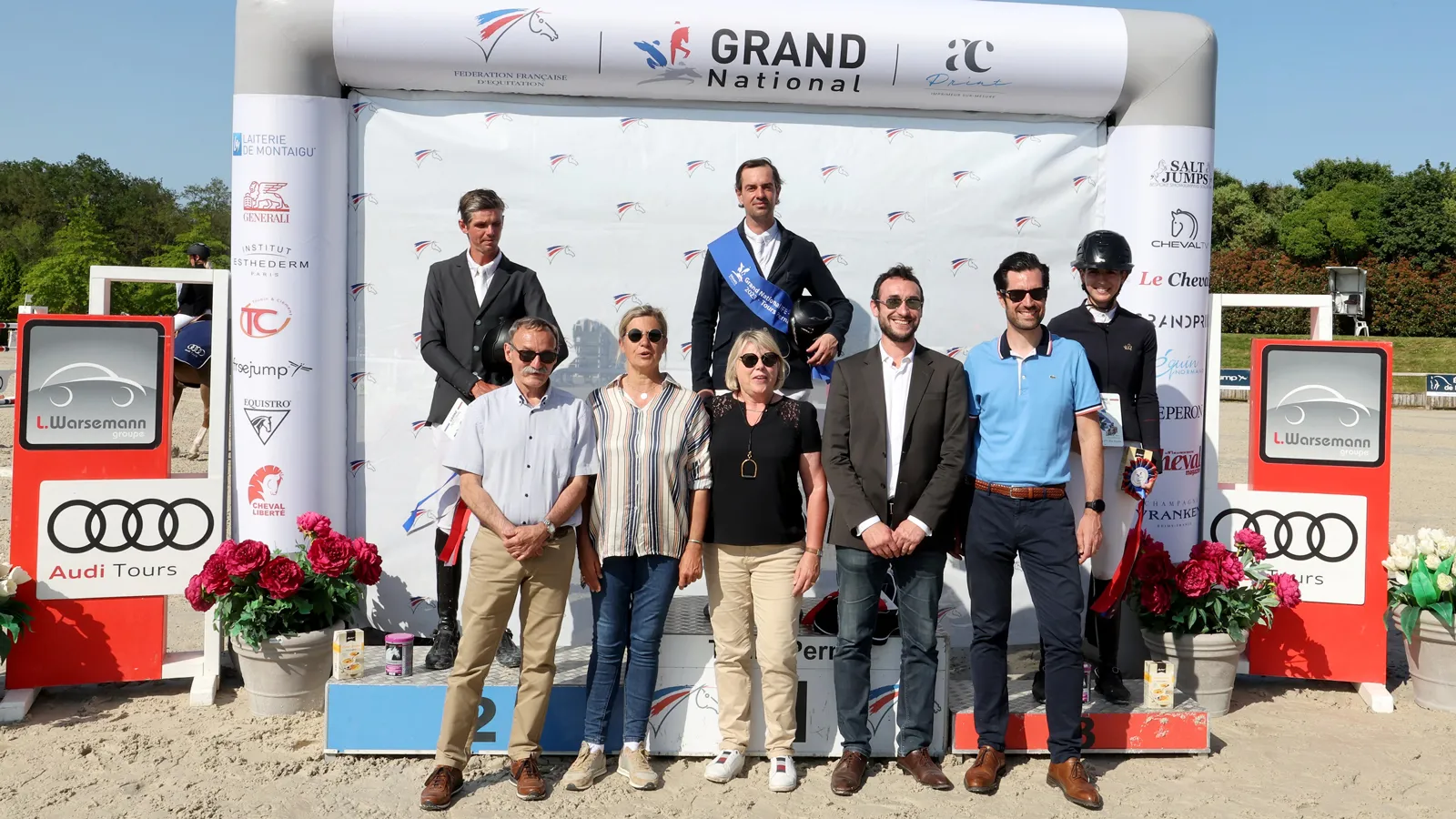 Le podium de ce Grand Prix.