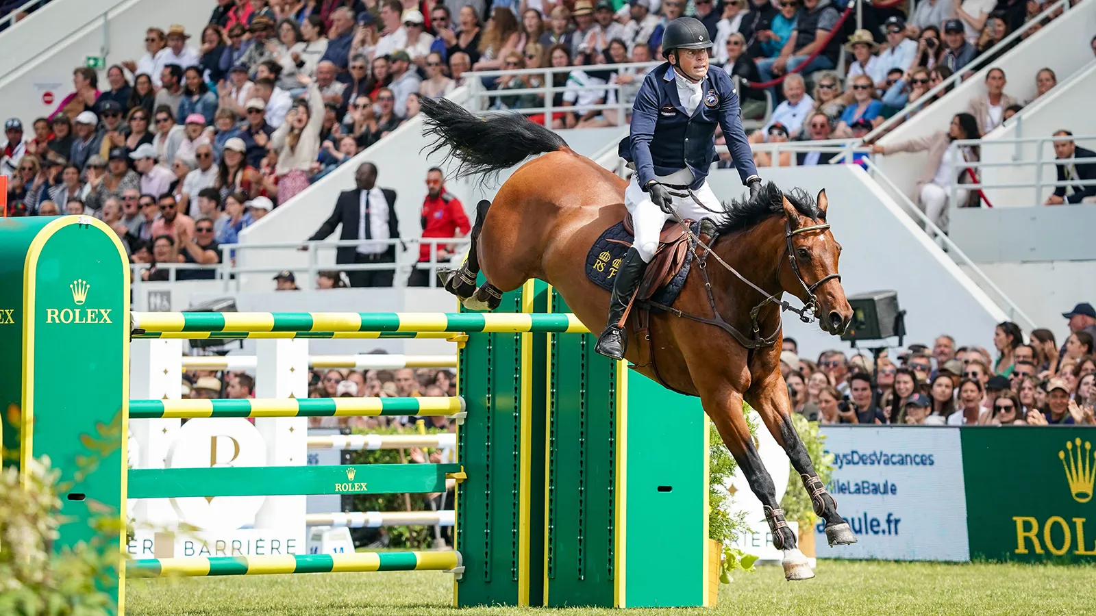 Comme il y a deux semaines à La Baule, le Suédois Jens Fredricson et Markan Cosmopolit se sont classés deuxièmes.