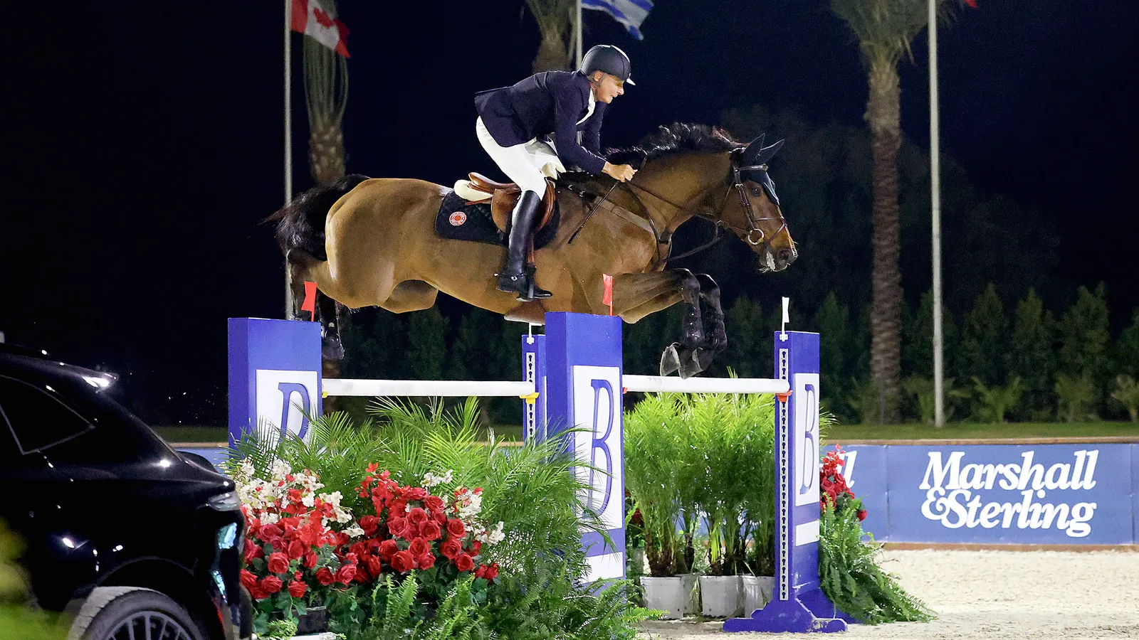 Mario Deslauriers et Bardolina ont fini deuxièmes grâce à leur double sans-faute. 