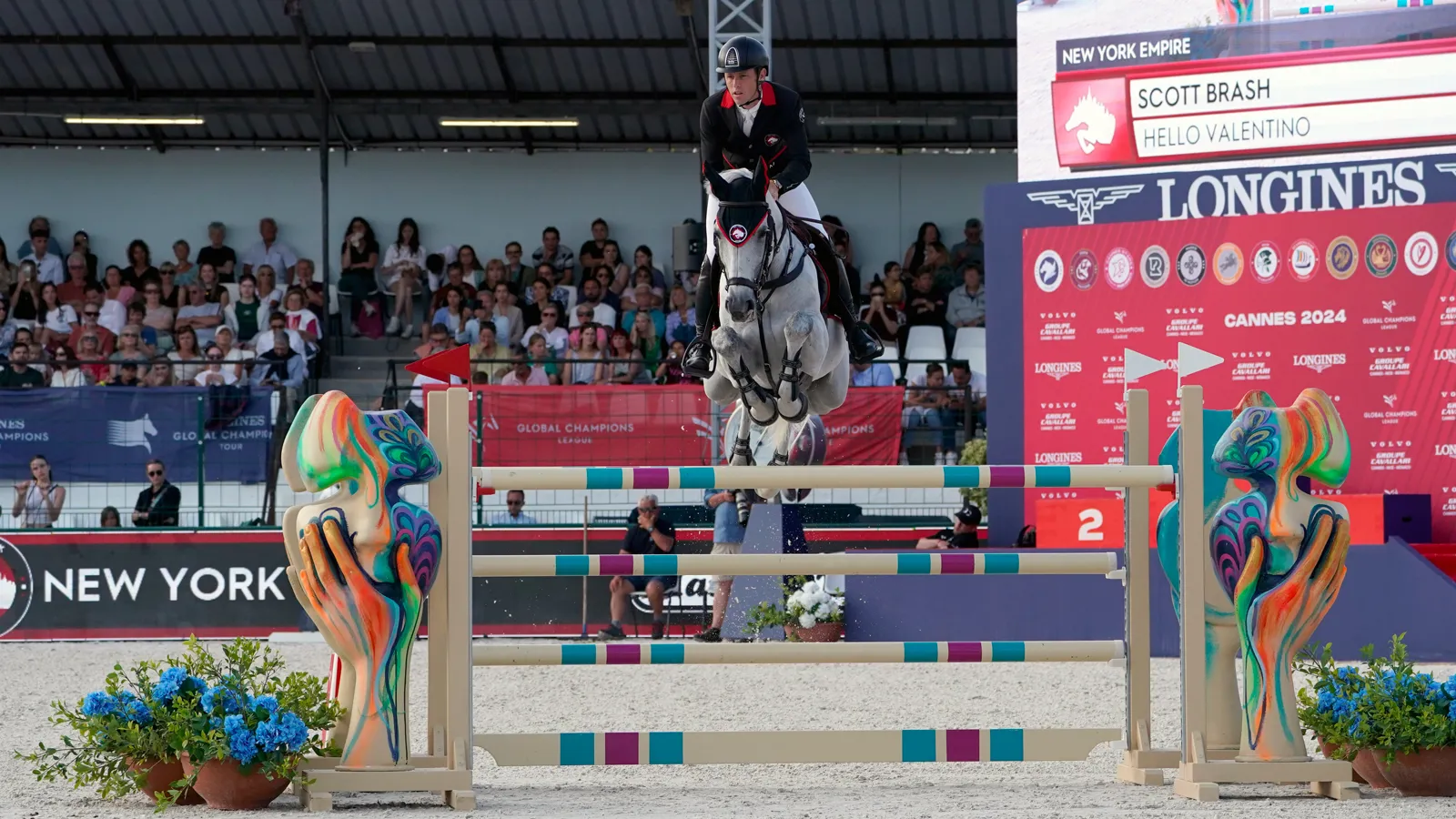 Scott Brash et Hello Valentino ont livré une prestation efficace en fin d’après-midi.