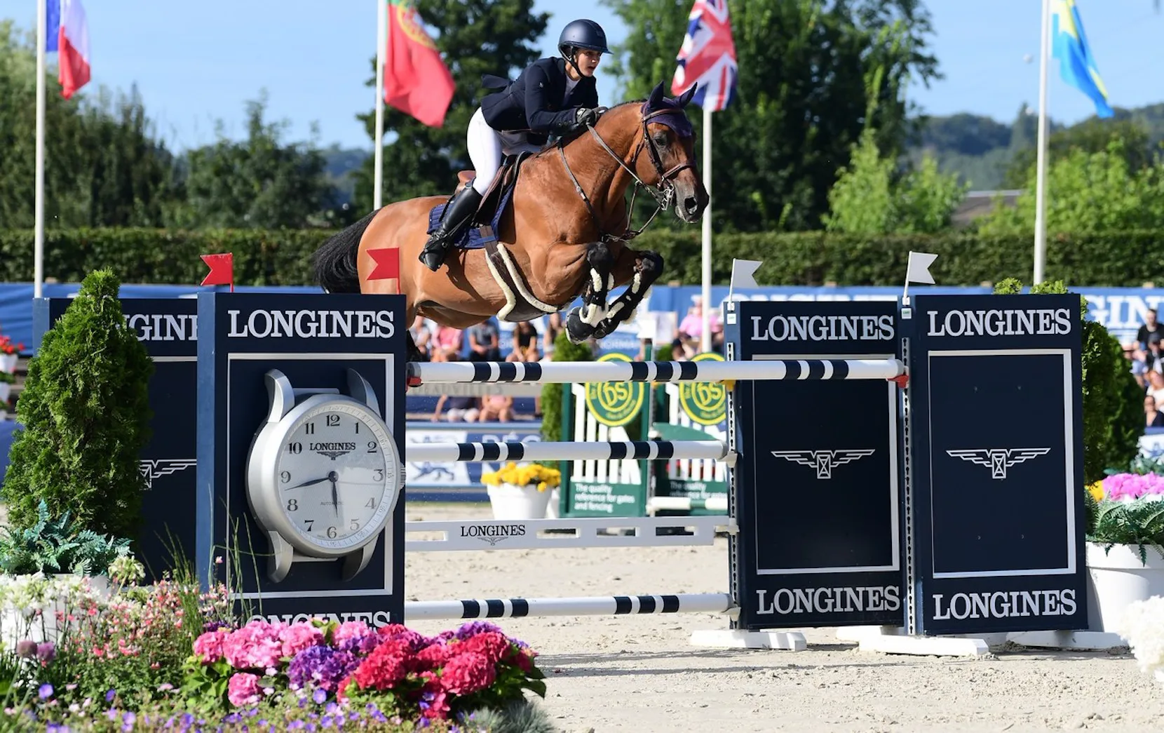 Camille Condé-Ferreira et Corrado du Moulin à Deauville Classic en août 2021