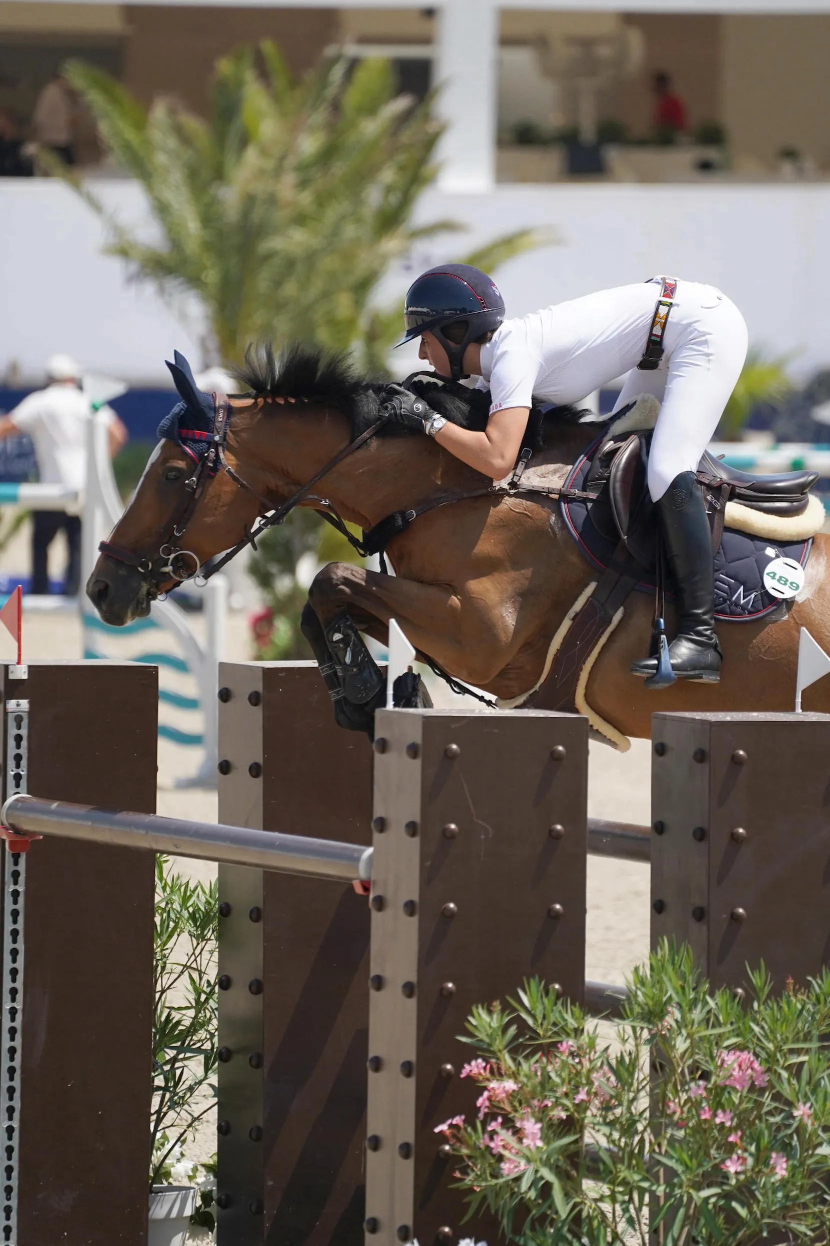 Rose de Balanda et Tzara Belin à l'Hubside Jumping 2020