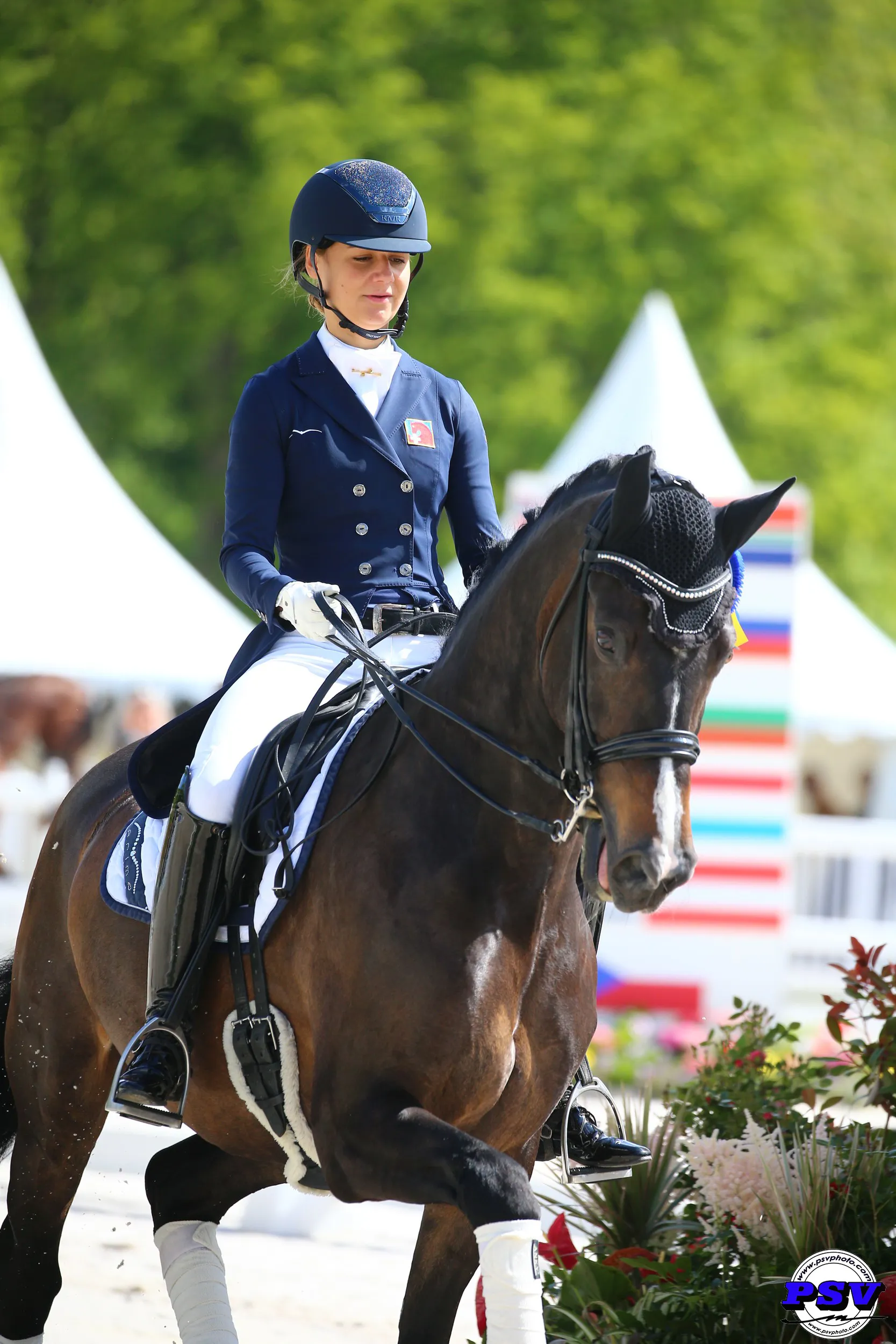Estelle Wettstein, lauréate de La Libre U25 aux rênes de Great Escape Camelot. 