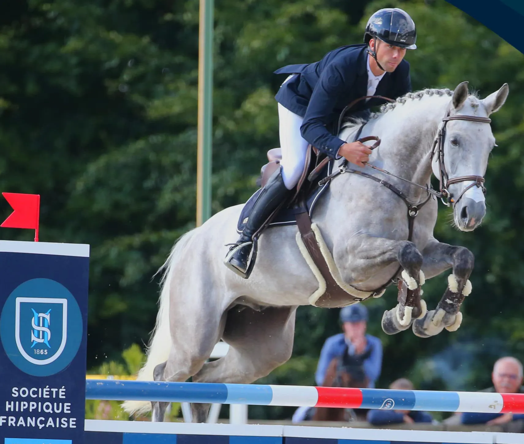 Les nouveaux champions de France à l’hippique.
