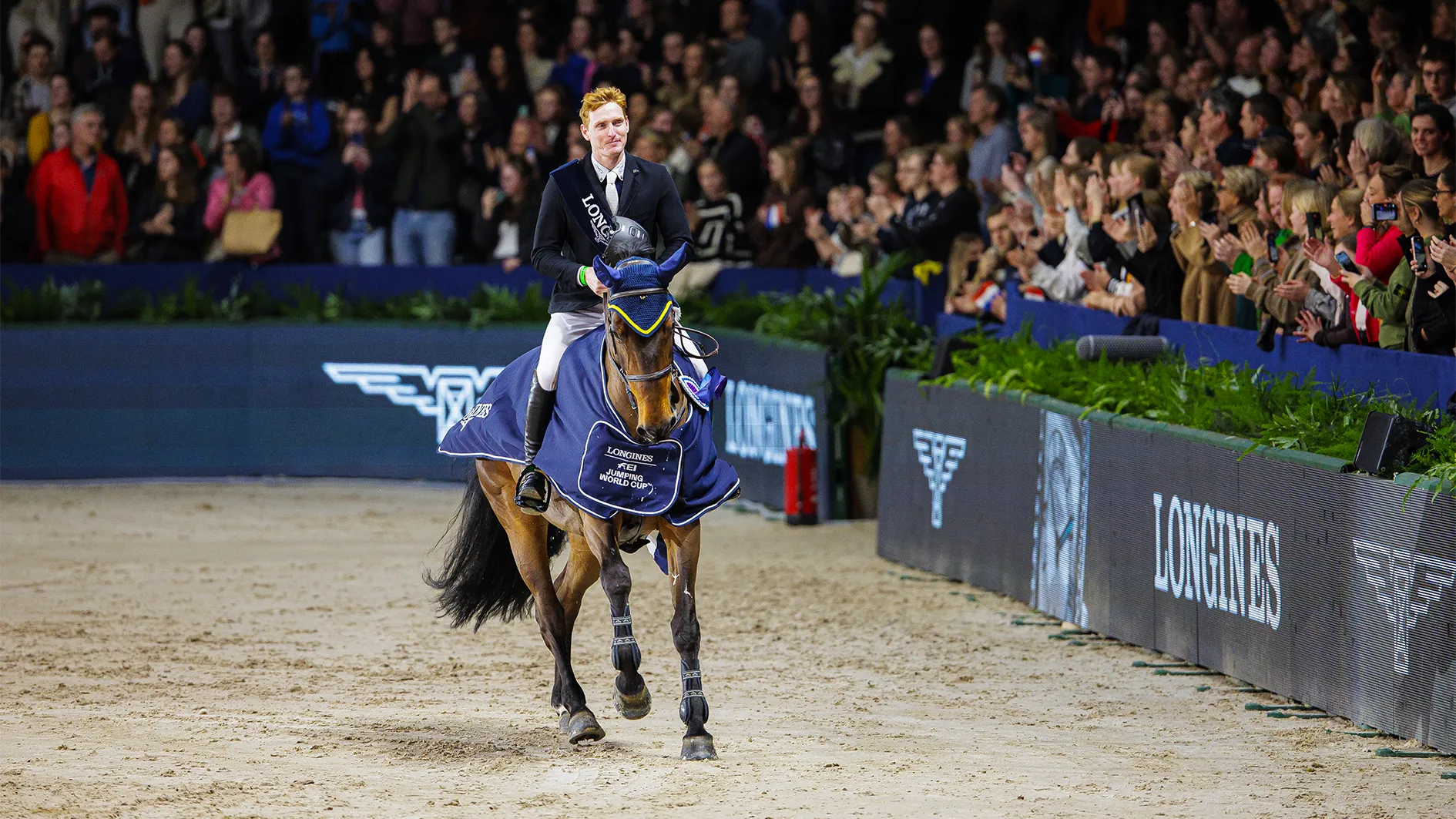 Grâce à un barrage bouclé en 35"45, Daniel Coyle s'est imposé dans l'épreuve reine du CSI 5*-W d'Amsterdam.