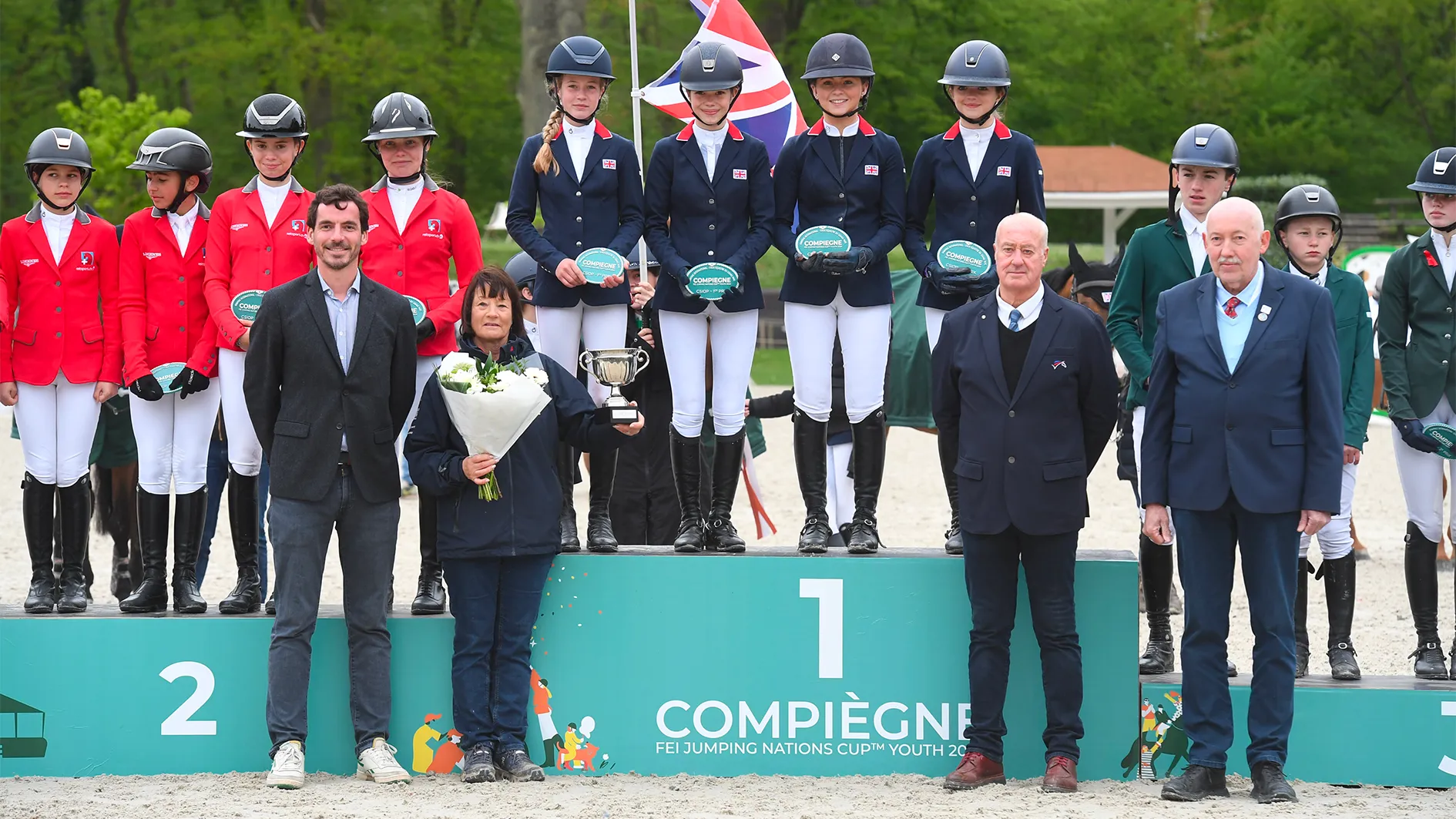 La Suisse et l'Irlande ont complété le podium de cette Coupe des nations Poneys.