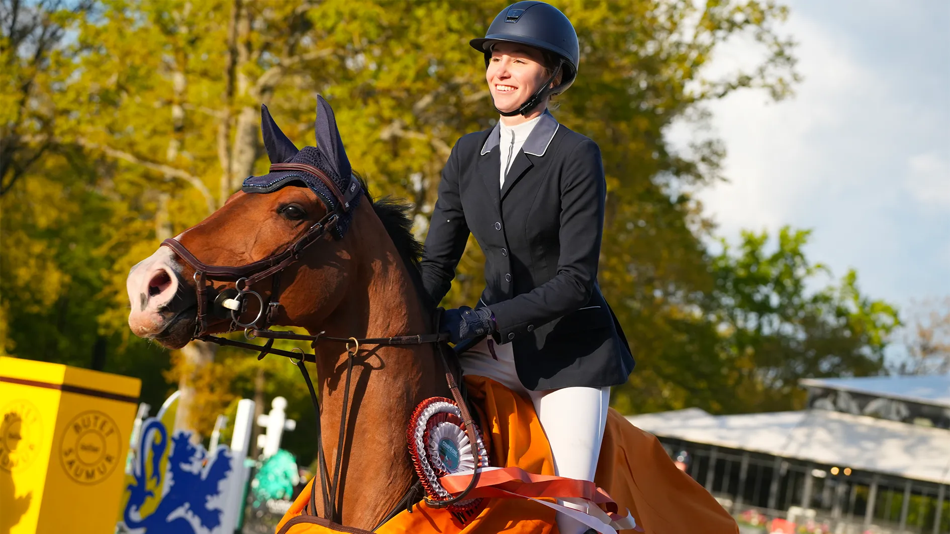 La Belge Evelyne Putters a signé le seul double sans-faute de l'épreuve.