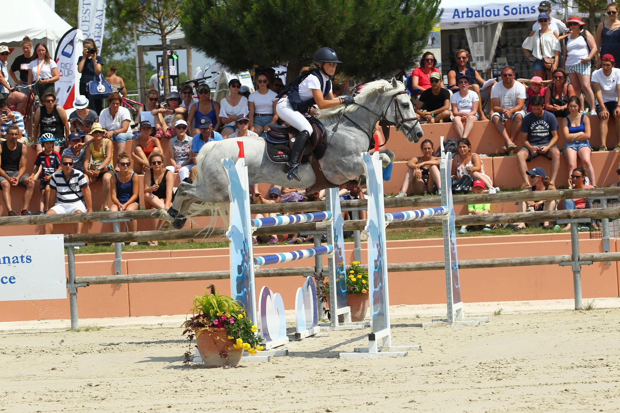 Après deux ans et demi de travail avec son poney Sligo de Mormal, c'est la consécration pour la jeune cavalière Pauline Scalabre