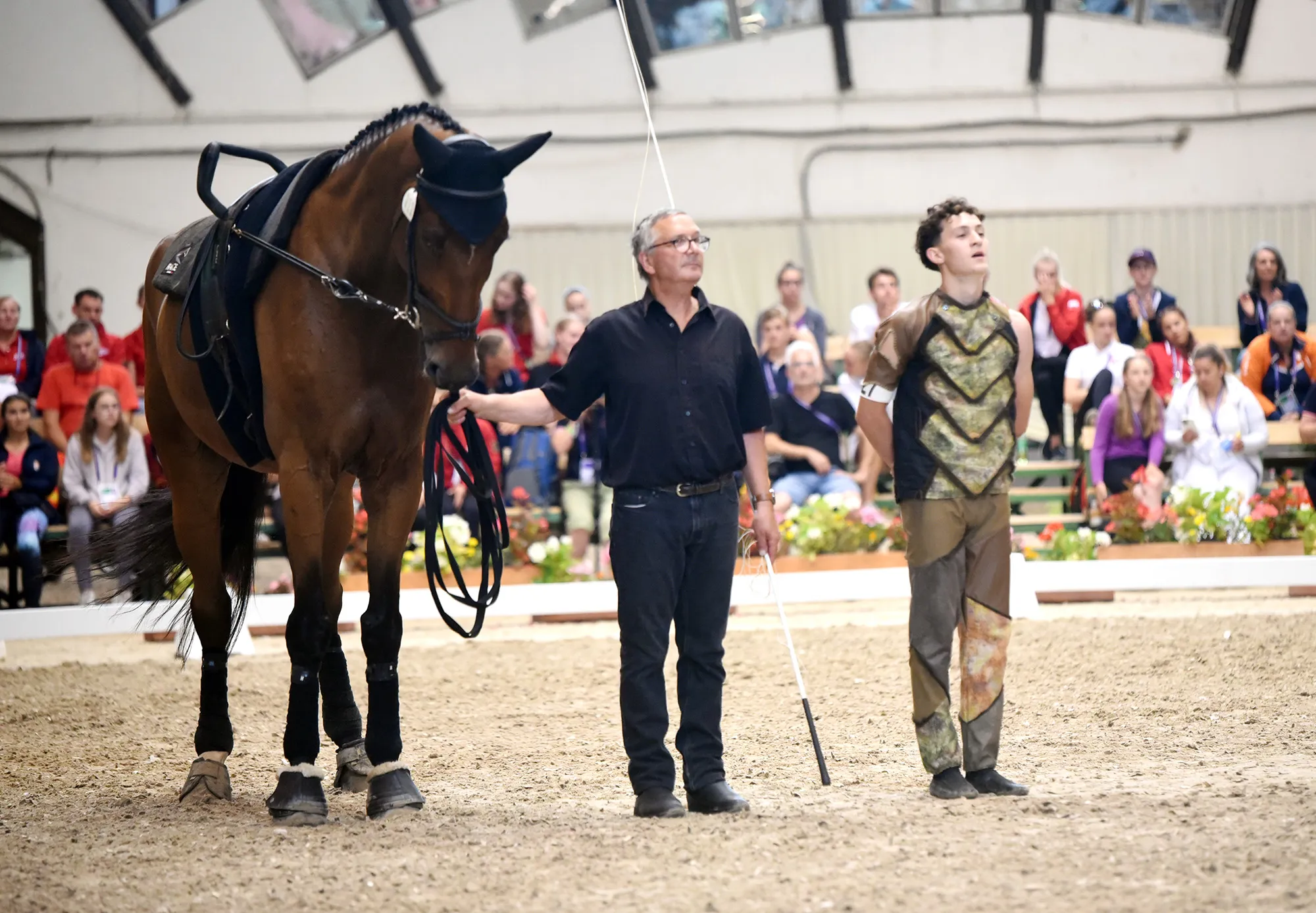Orlof de Condé, Yannick Kersulec et Ruben Delaunay à Kaposvar.