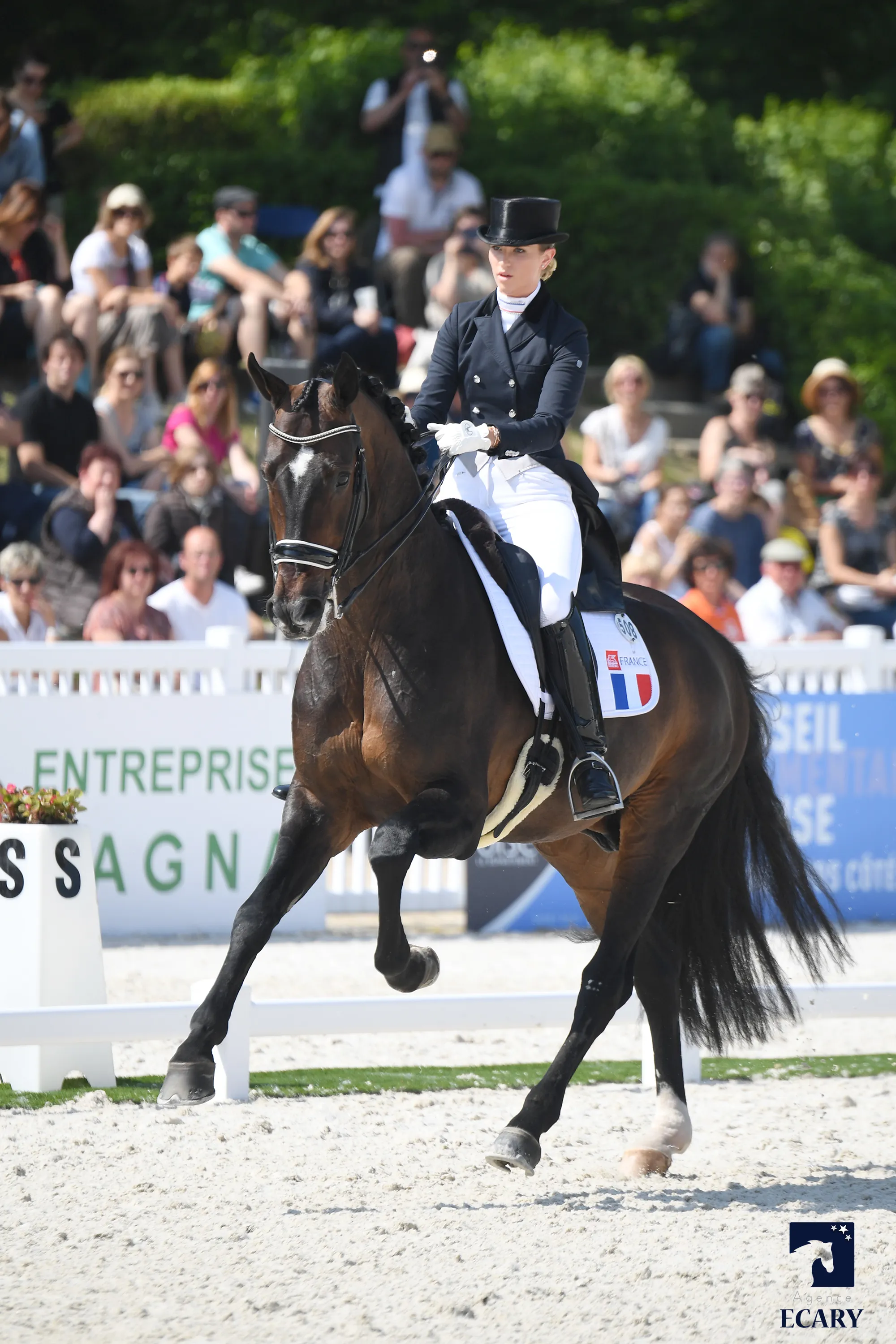 Pour la première fois, Morgan Barbançon Mestre a représenté la France ce week-end à Compiègne.