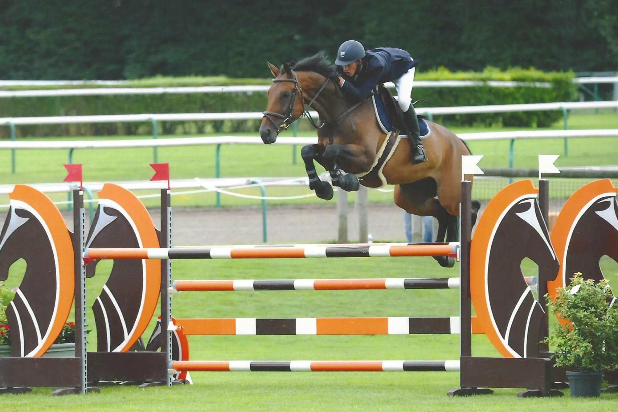 Scarlett du Sart Z et Cyril Fontaine à Chantilly