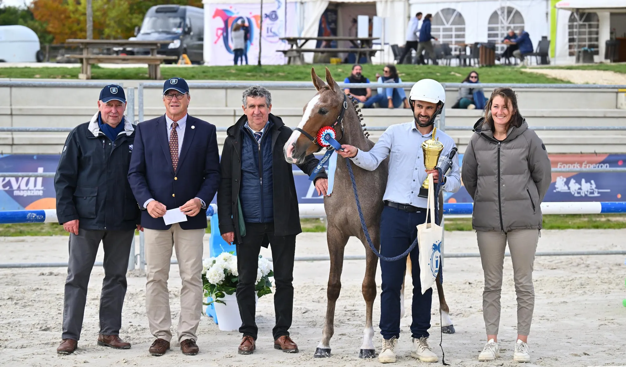 Âgée d’un an, Ohlympia des Ayssades a été sacrée meilleure femelle et championne Suprême des finales de France Endurance.