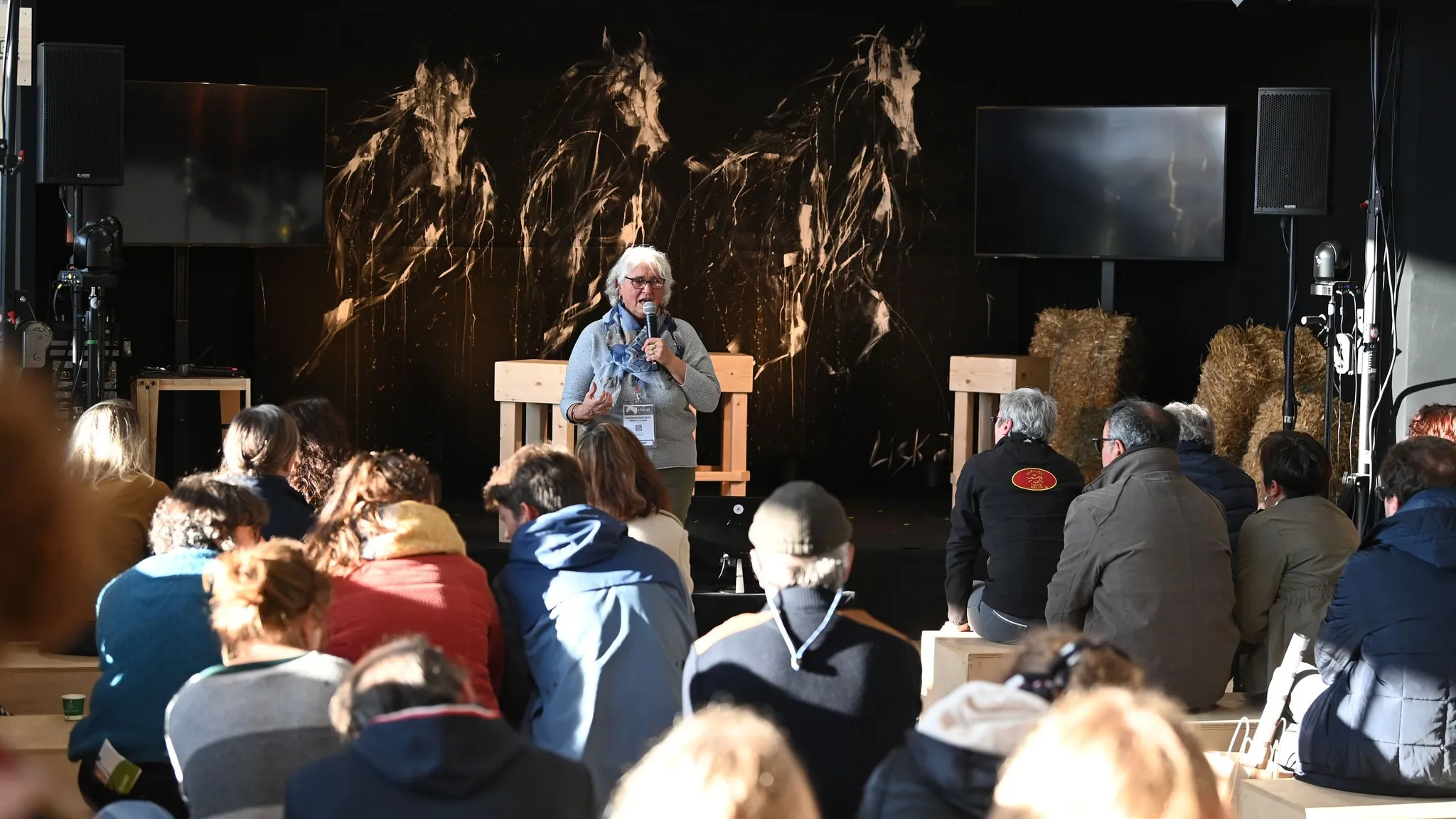 Le Salon du cheval d’Angers a proposé bon nombre de conférences à son public.