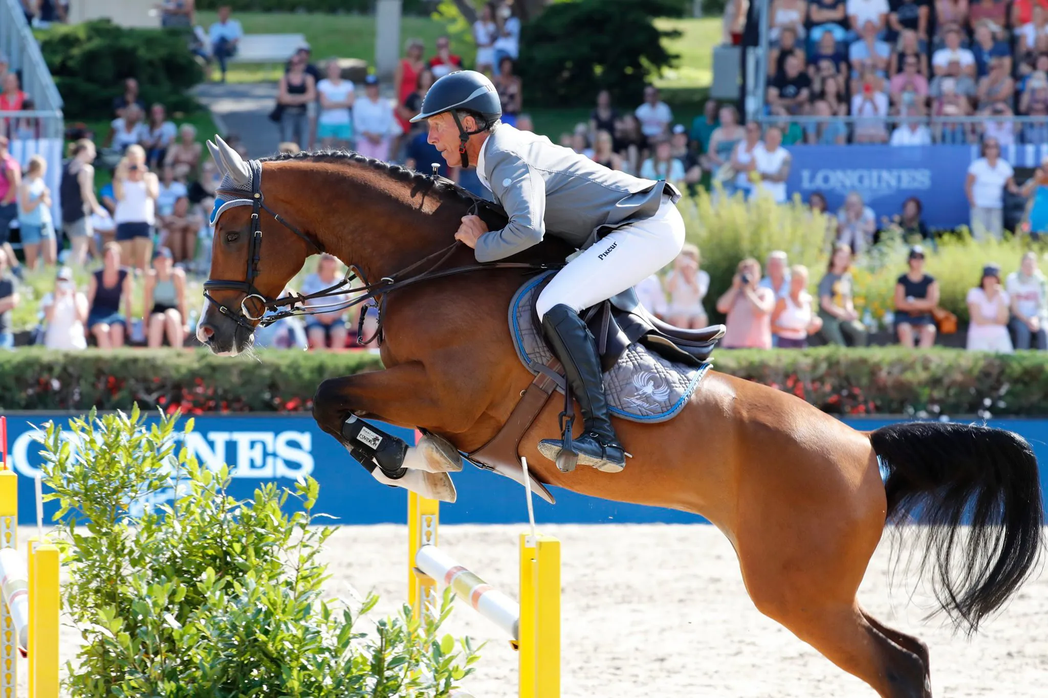 Ludger Beerbaum et son Cool Feeling ne sont pas passés loin de la victoire.