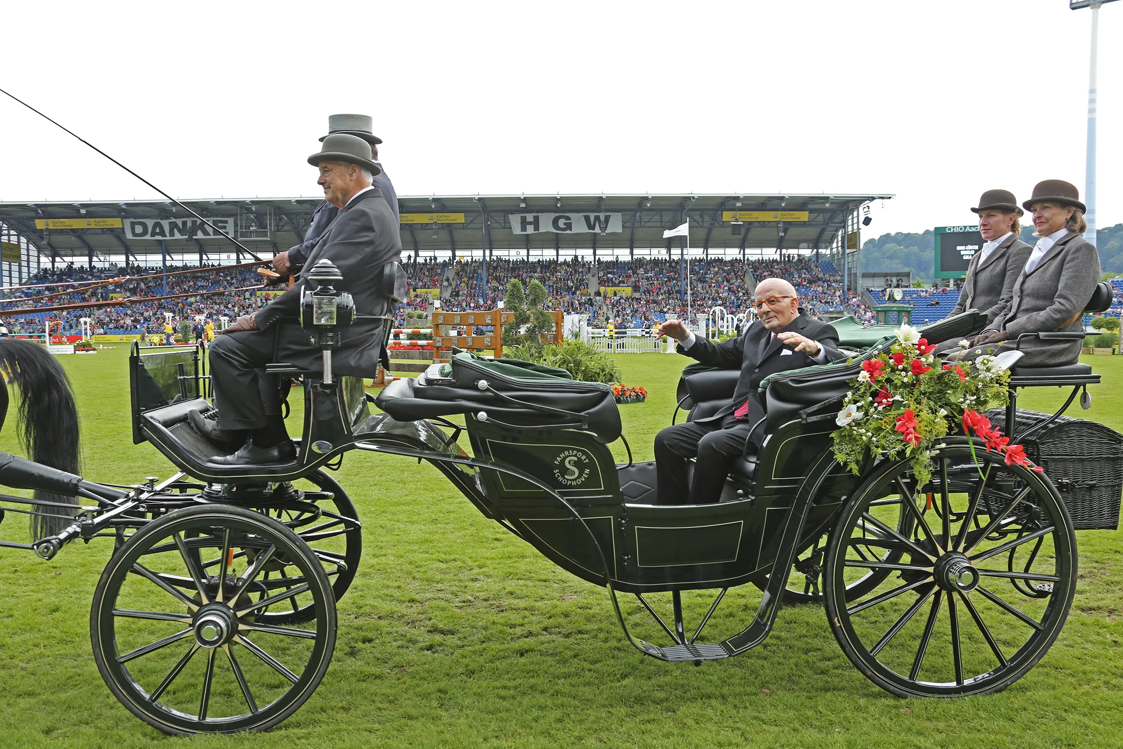 En 2016, Aix-la-Chapelle avait rendu hommage au plus grand champion de l'histoire des sports équestres allemand.