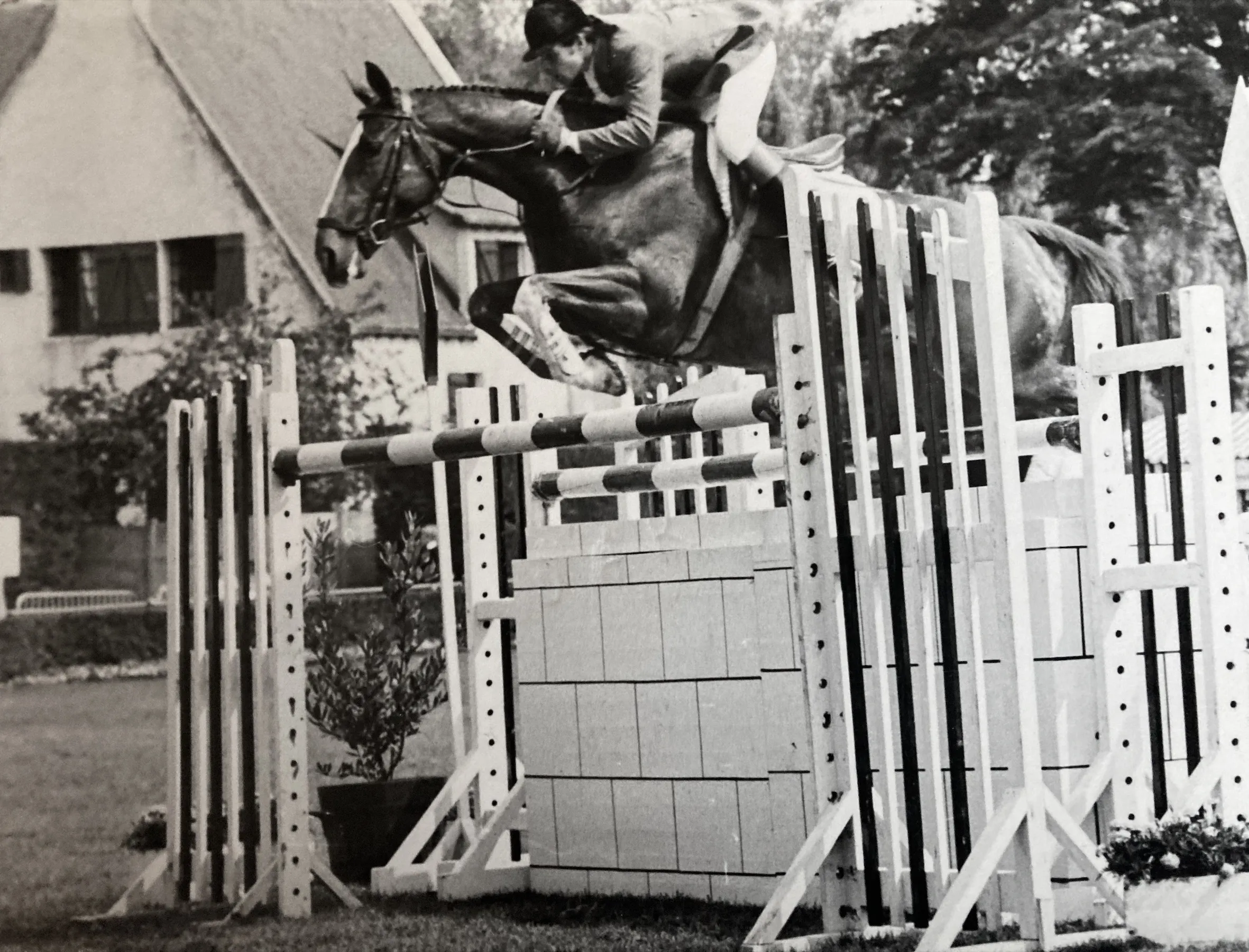 Frédéric Cottier et Babette XVII à La Baule en 1978. 
