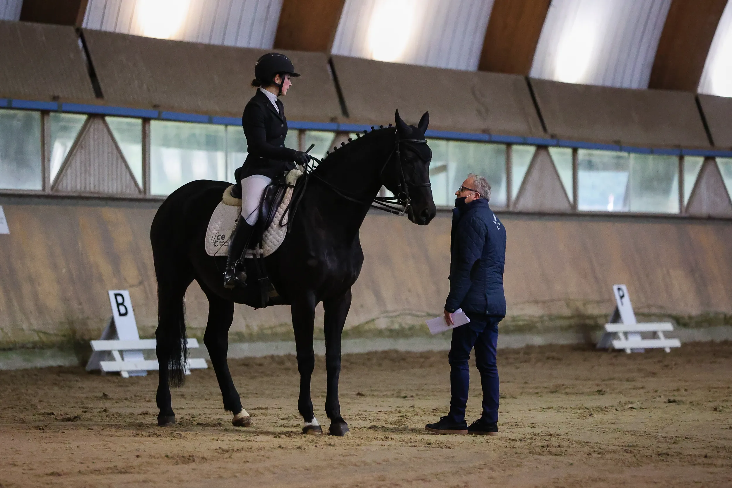 Michel Asseray a animé un atelier "dans la peau d'un juge" dans le manège Valat.