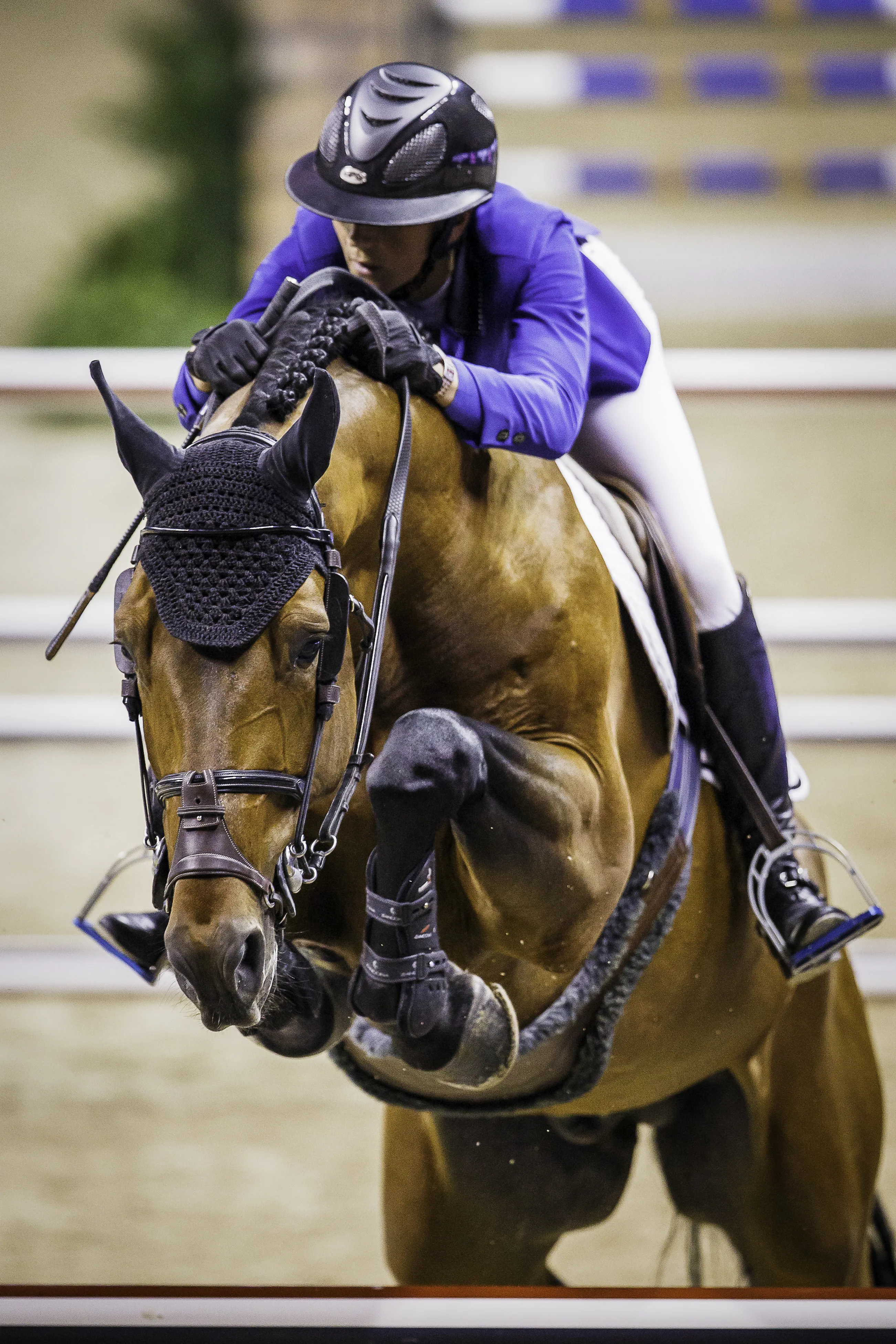 Vagabond de la Pomme et Penelope Leprevost lors de la finale Coupe du monde de Las Vegas