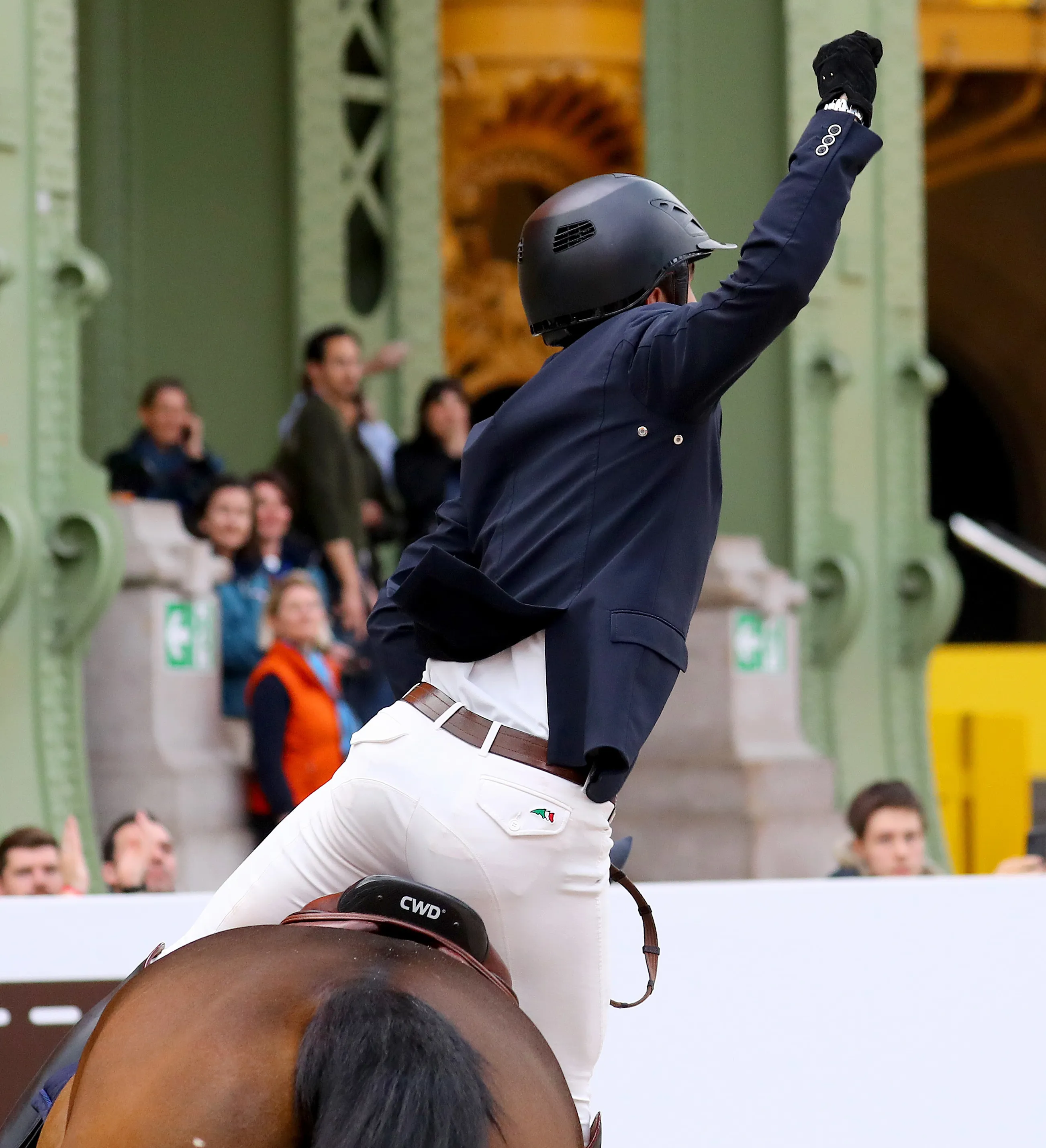 À l'issue de son deuxième parcours, Olivier Perreau n'a pu retenir sa joie !