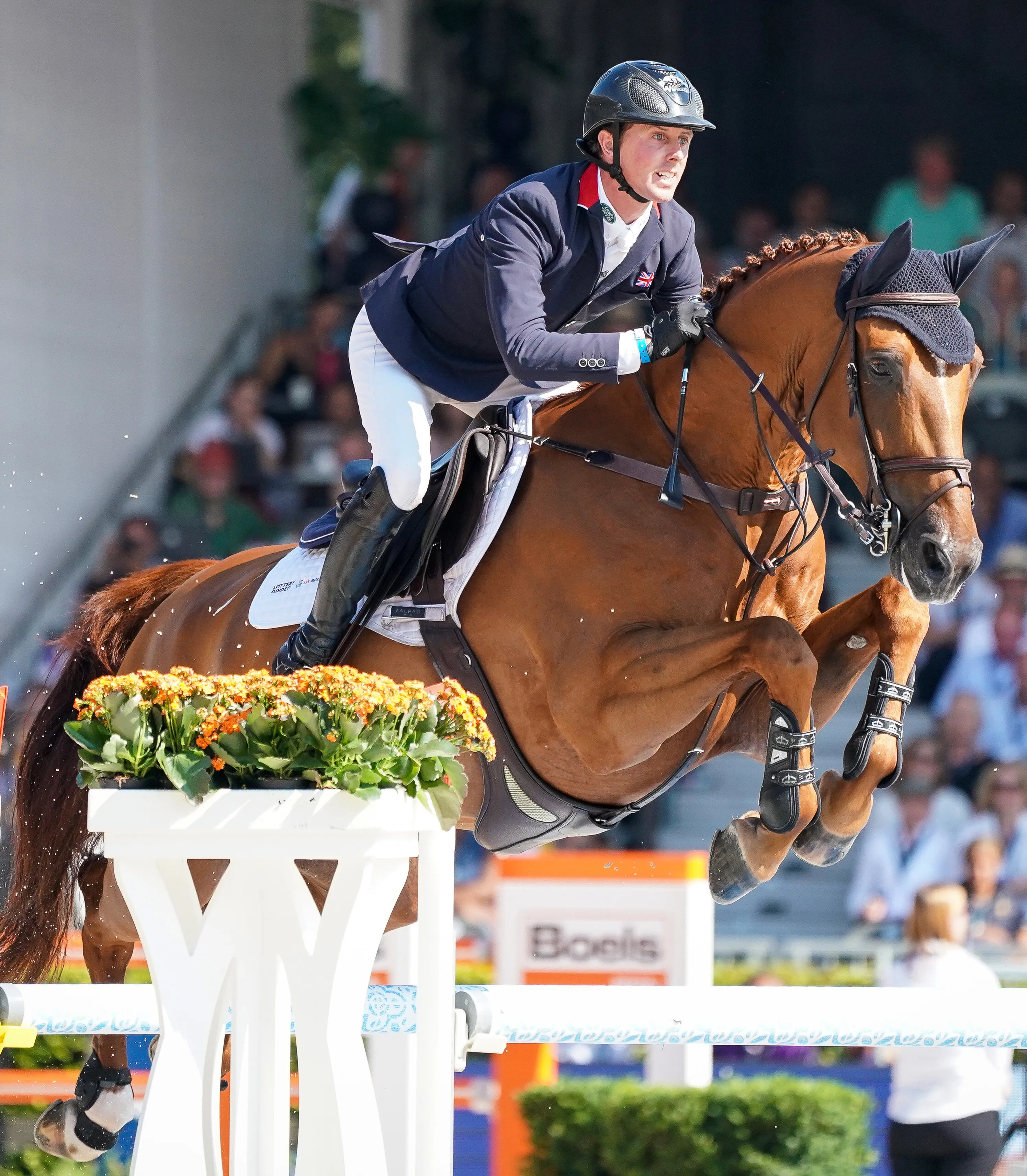 Comme en 2013 avec Cella, Ben Maher a dû se contenter de l'argent, associé cette fois à Explosion W.