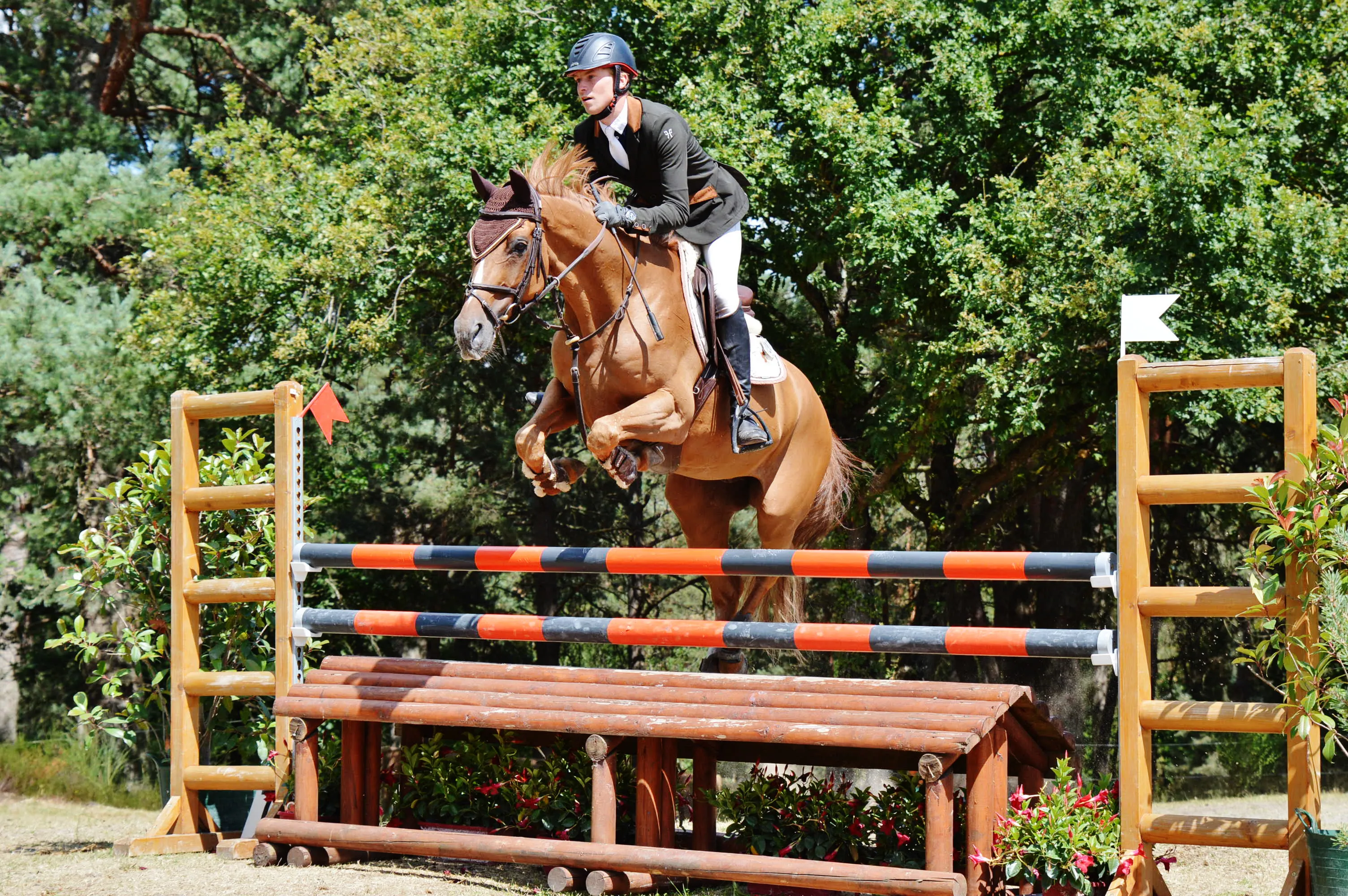 Titouan Schumacher avec Quinquet d'Ivraie signe le premier sans-faute de l'épreuve et se classe deuxième.