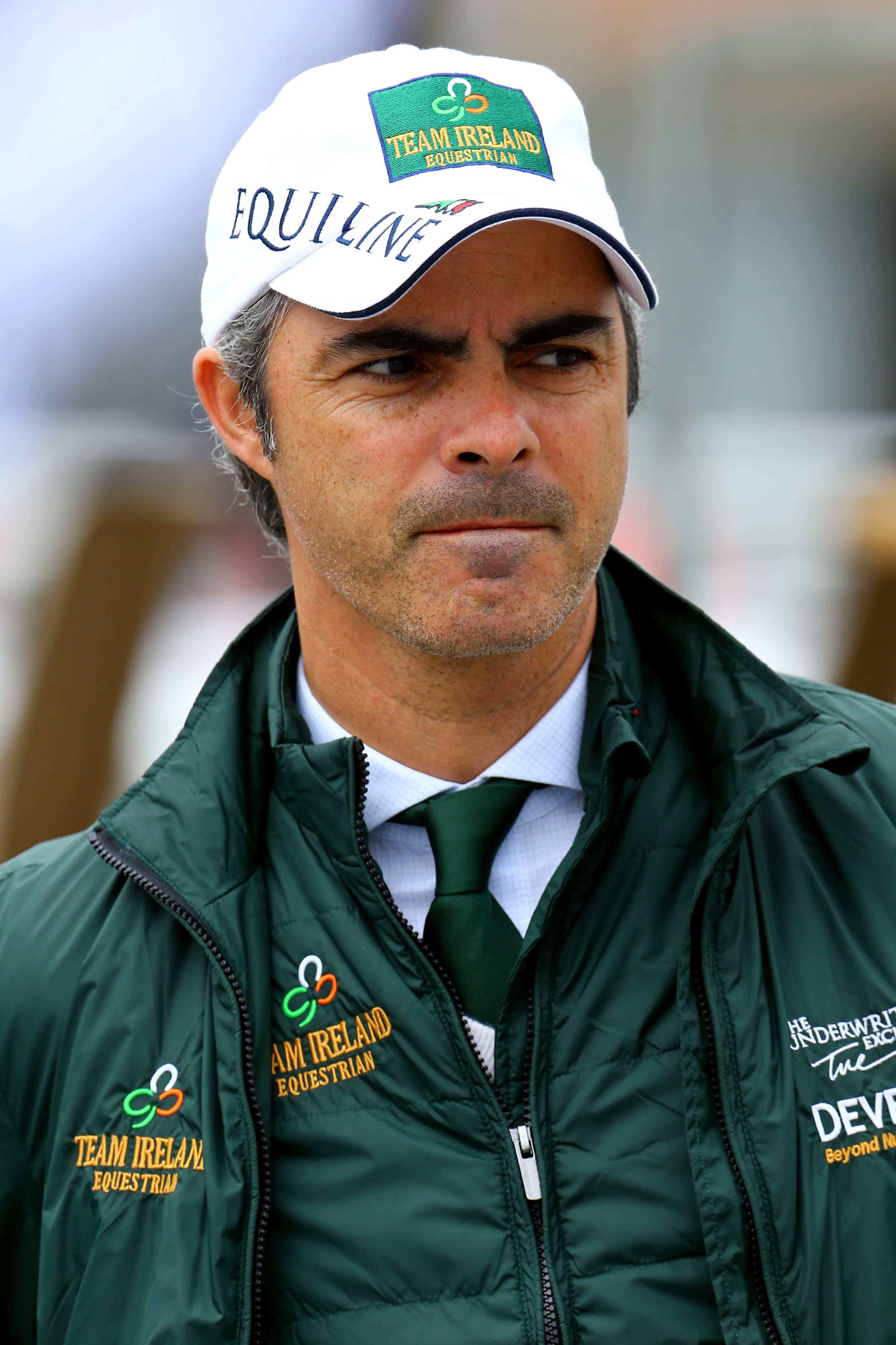 Rodrigo Pessoa, lorsqu'il était sélectionneur de l'équipe irlandaise