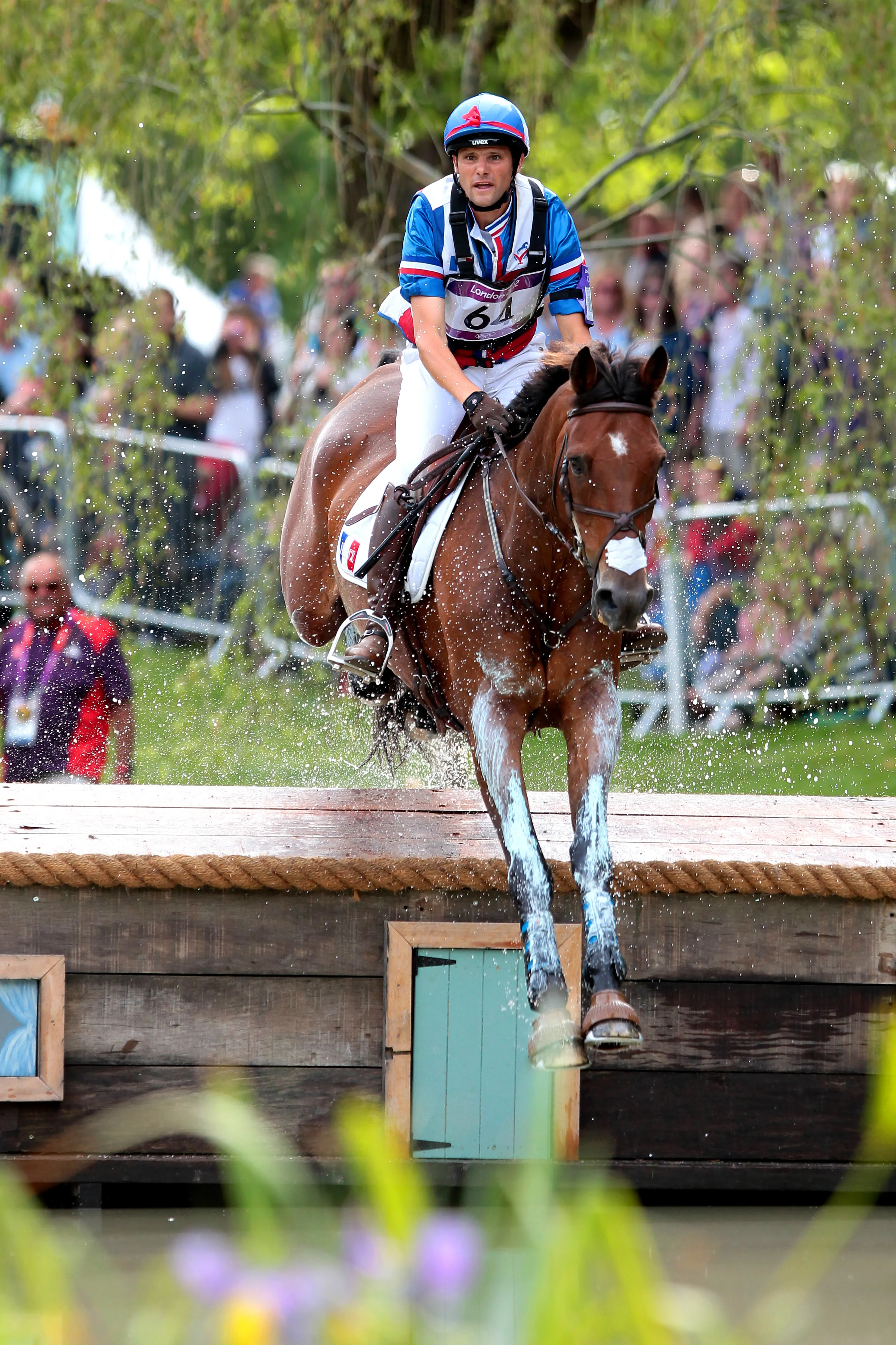 En 2012, Nicolas Touzaint a participé aux Jeux olympiques de Londres avec Hidalgo de l'Ile. 