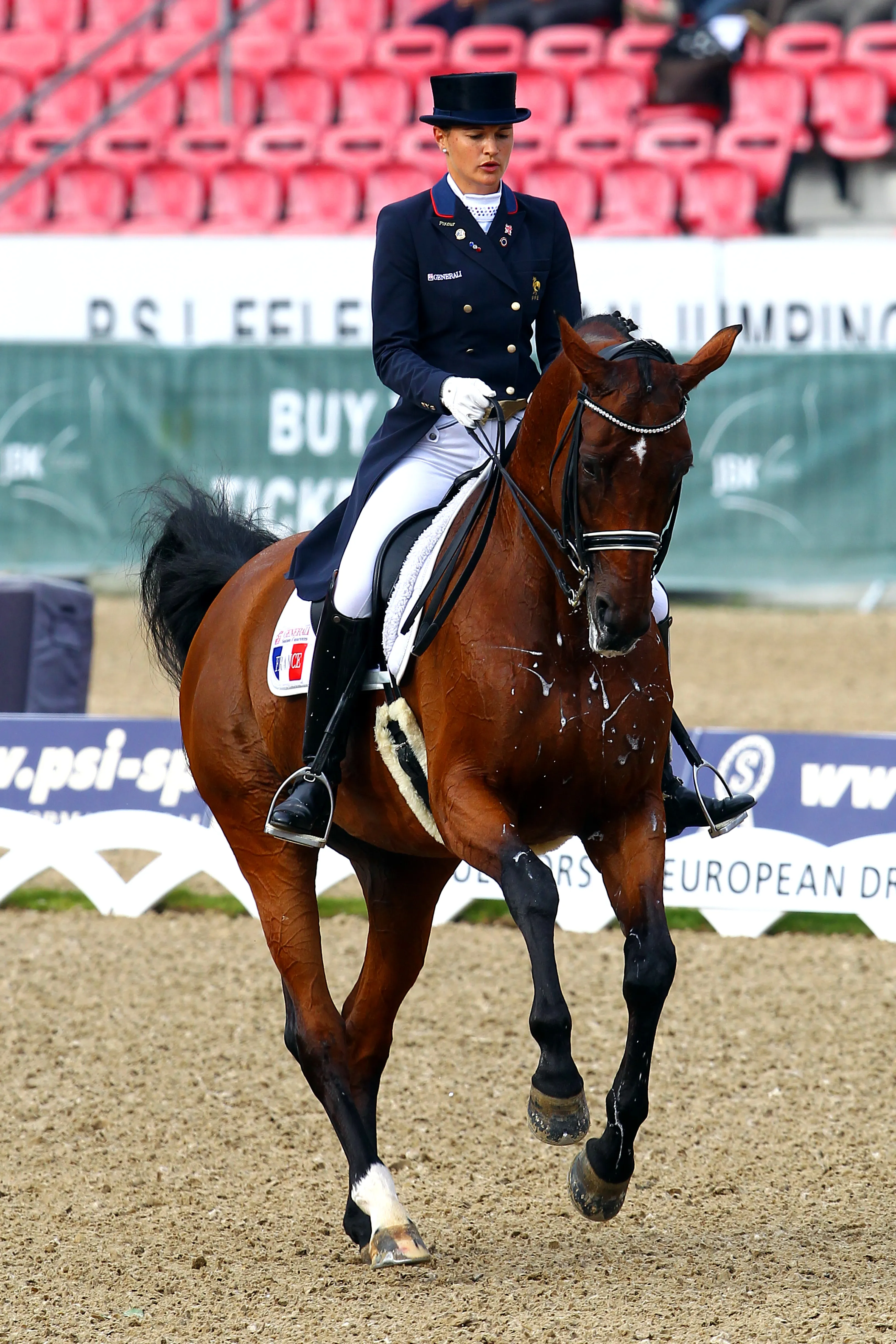 C’est avec la belle Riwera de Hus que la Française Jessica Michel-Botton a pu participer aux Jeux olympiques de Londres en 2012 puis aux Européens de Herning l’année suivante.