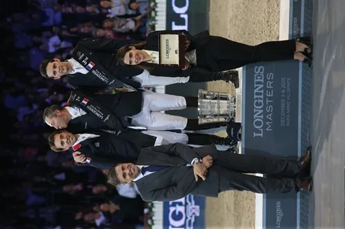 Patrice Delaveau et Simon Delestre ont savouré leur podium.