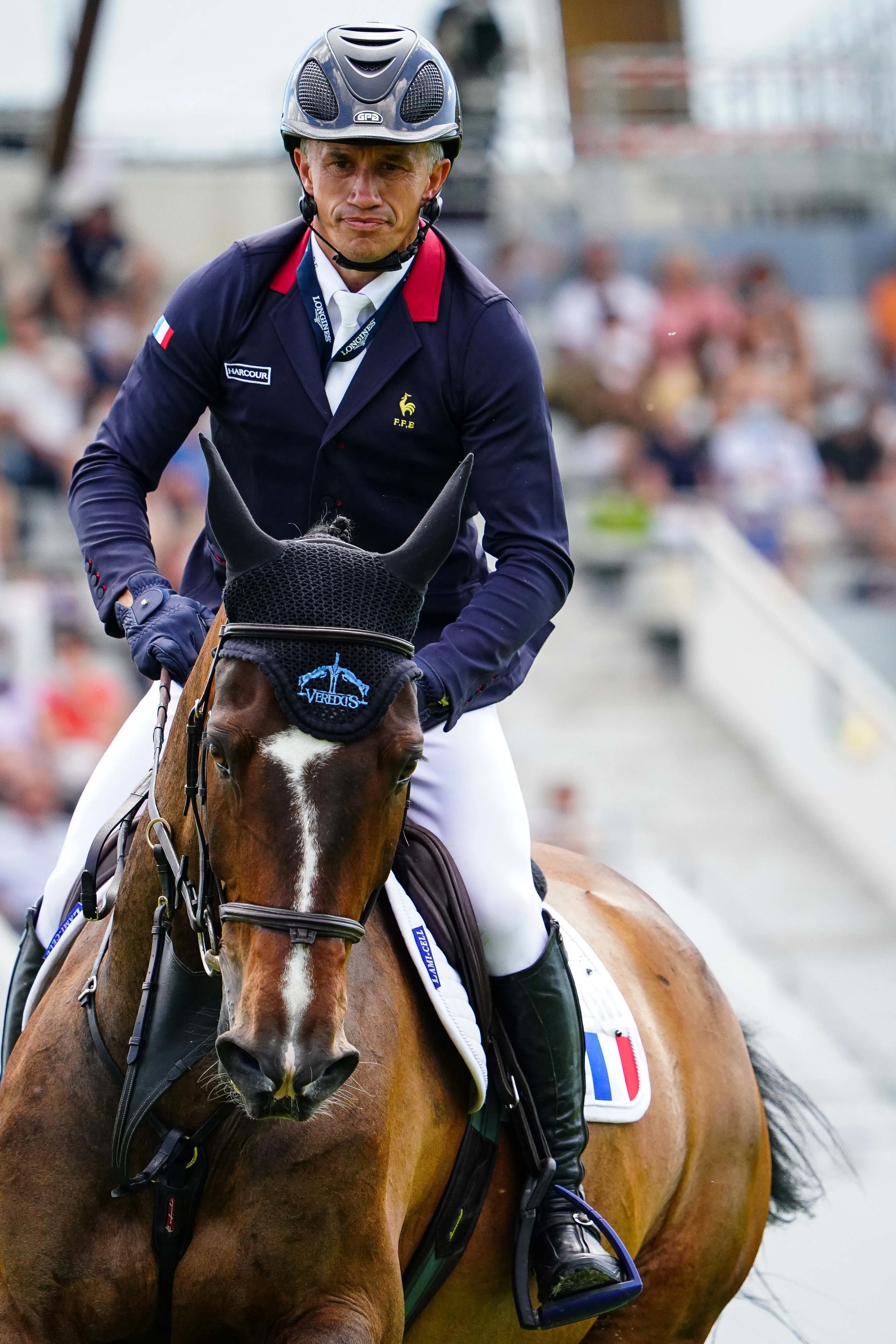 Vendredi, Vivaldi des Meneaux a porté pour la première fois de sa carrière le tapis de l'équipe de France. 