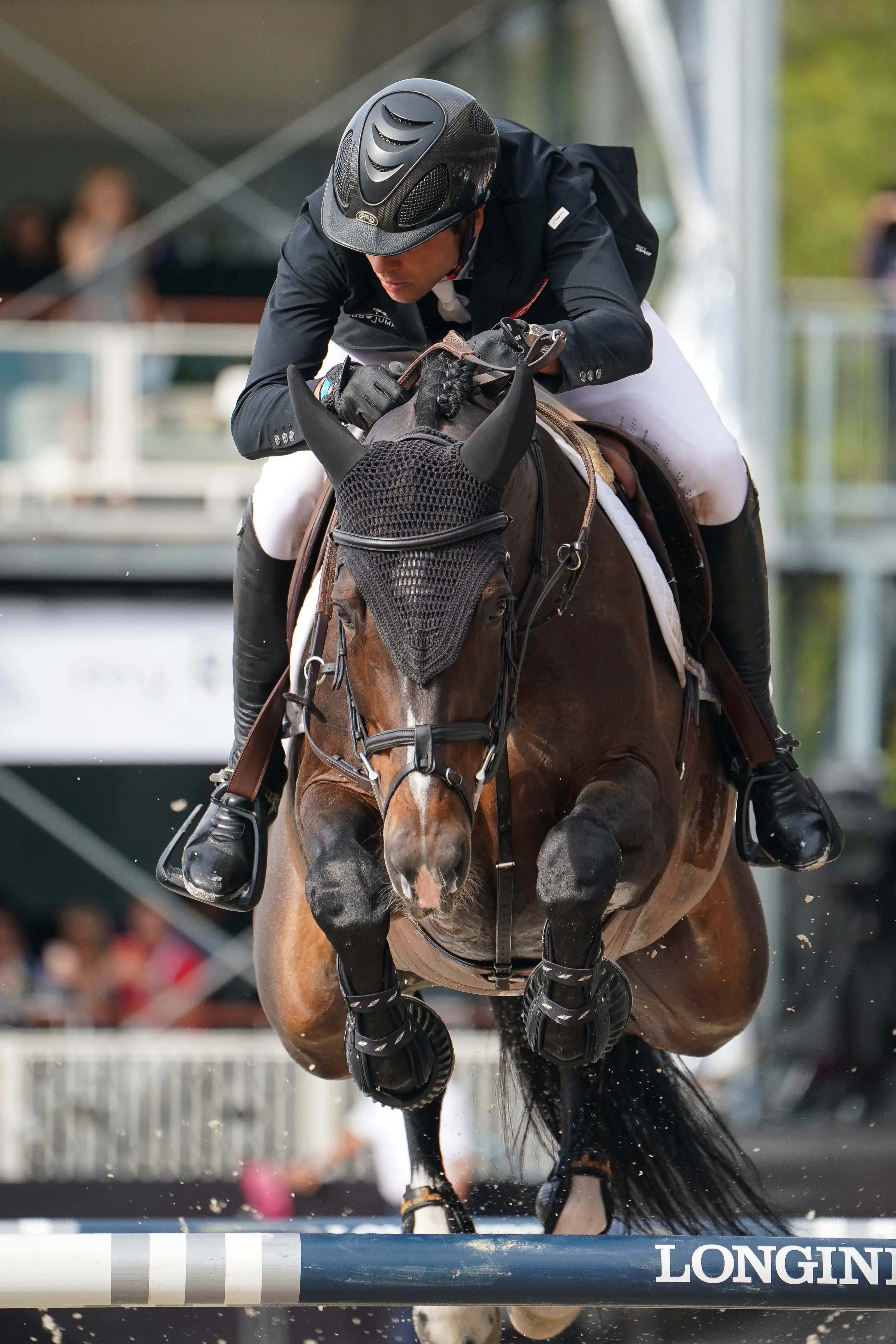 Edward Levy et Starlette de La Roque lors des Longines Masters de Lausanne en juin 2019