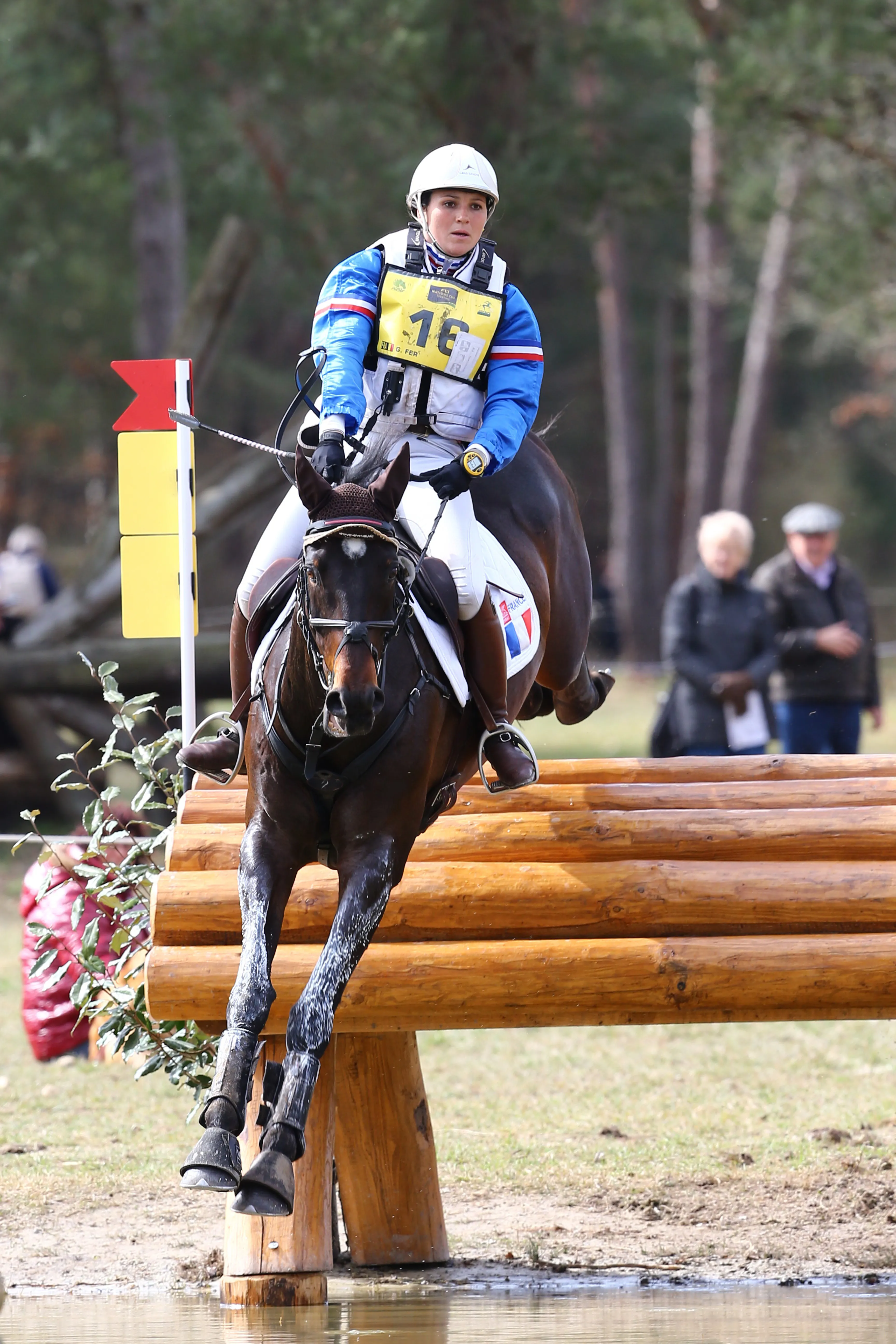 Après un an de convalescence, Romantic Love, le cheval de coeur de la Toulousaine, ici en 2016 à Fontainebleau, semble revenu à son meilleur niveau.