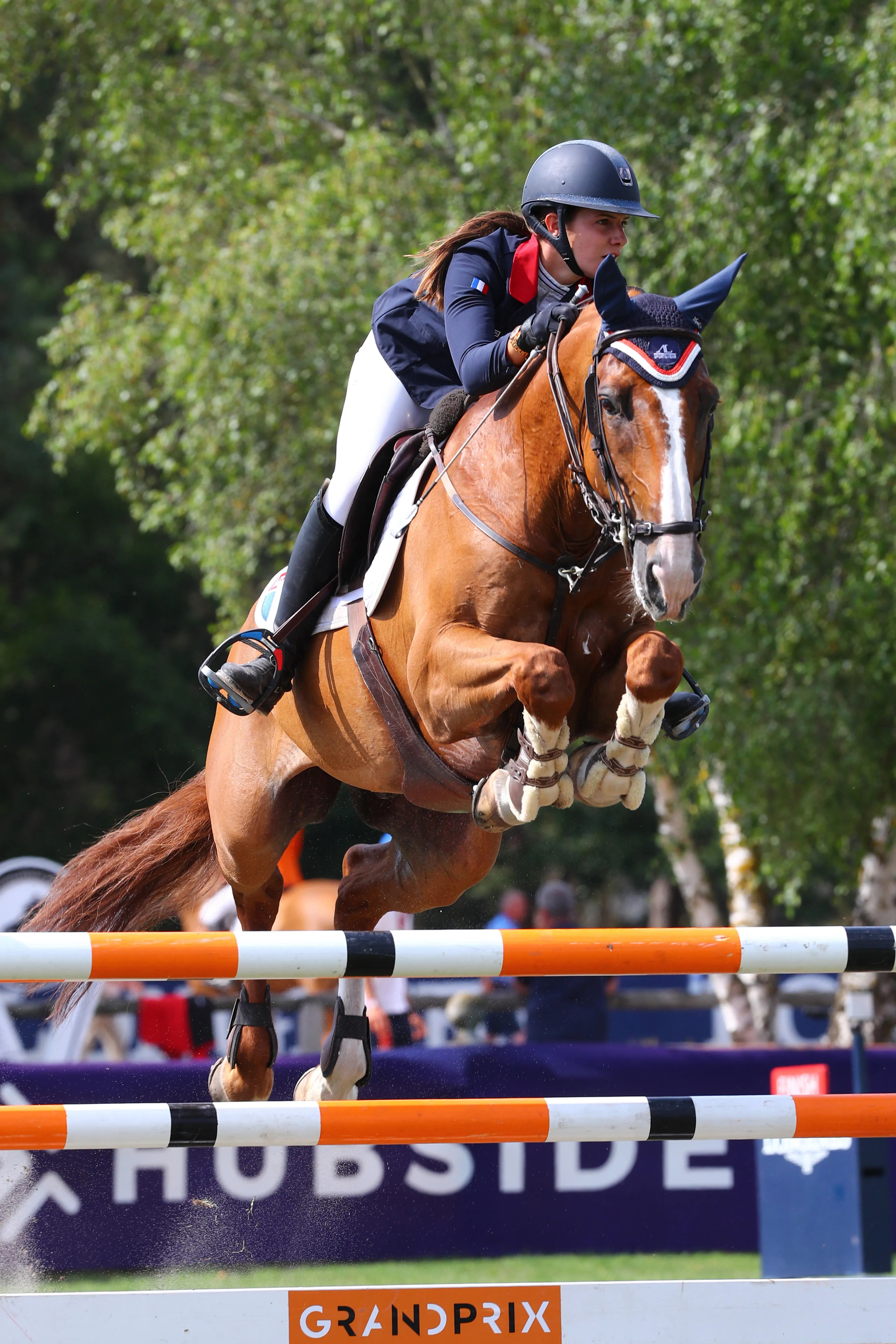 Lalie Saclier a notamment pris part aux championnats d'Europe  Longines Jeunes Cavaliers de Fontainebleau en 2018. 